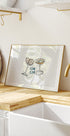 Cin Cin, Seashell Cocktail Glass Plakat - Posterbox.dk