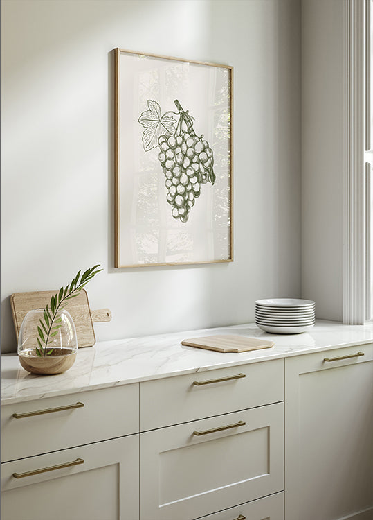Grape Botanical Plakat - Posterbox.dk