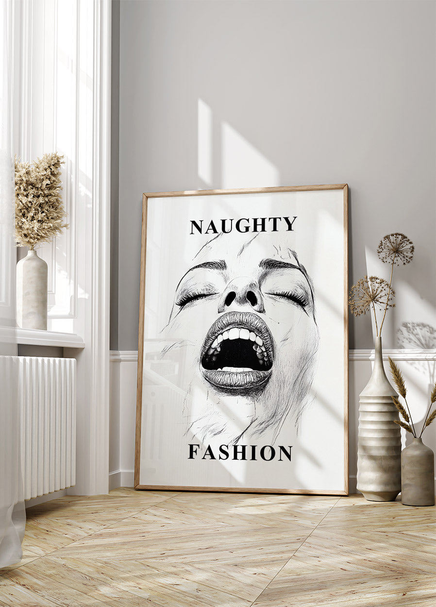 Naughty Pleasure Fashion Plakat - Posterbox.dk