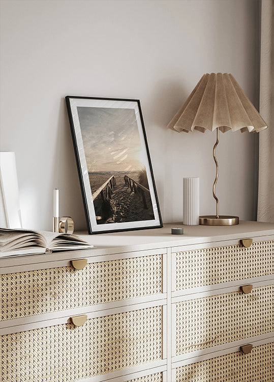 Wooden Pathway to the Ocean Plakat - Posterbox.dk