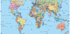 World Map Plakat - Posterbox.dk