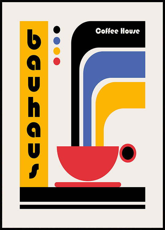 Bauhaus Coffee House Plakat - Posterbox