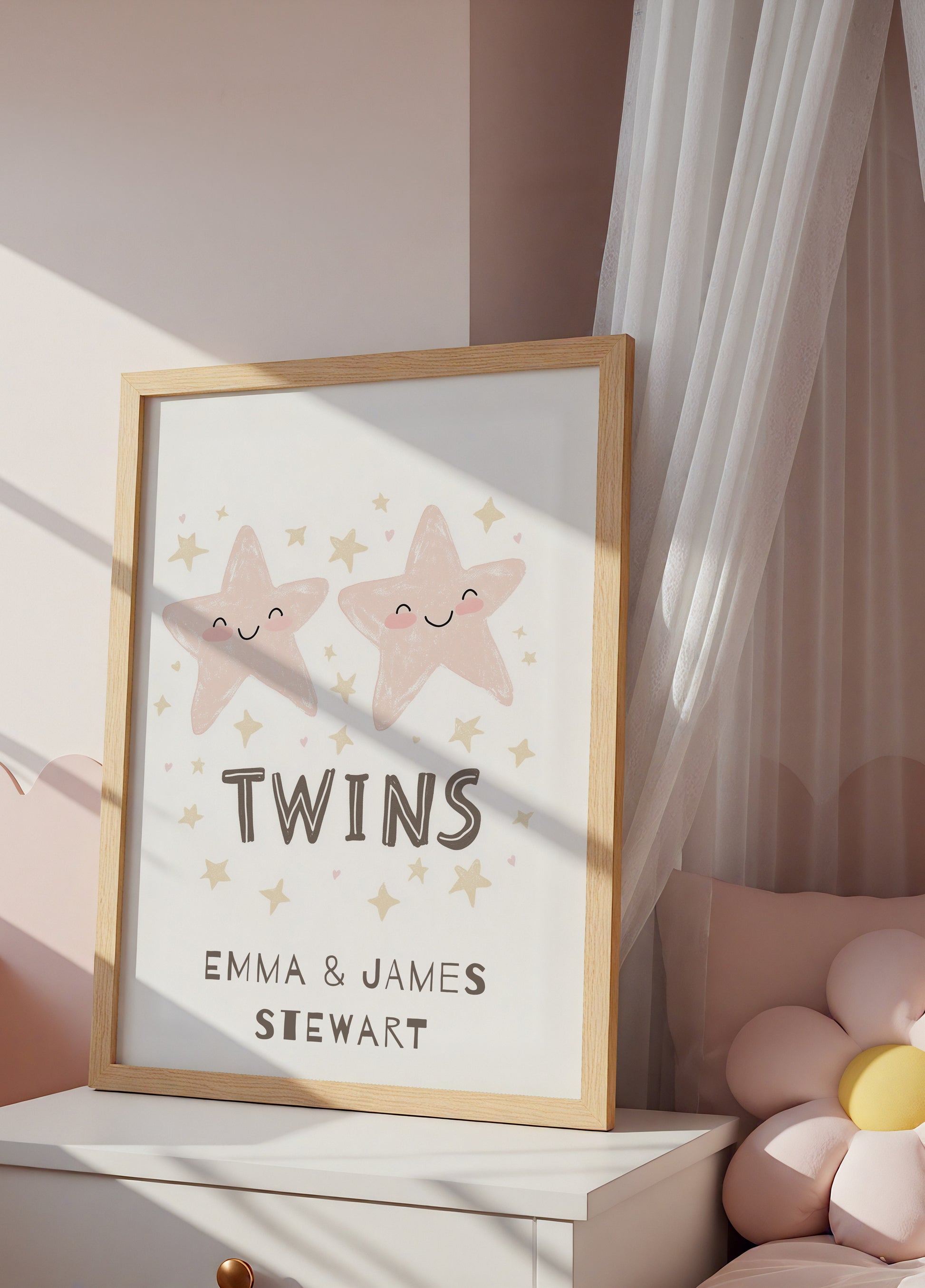 Henkilökohtainen twin star seinätaide