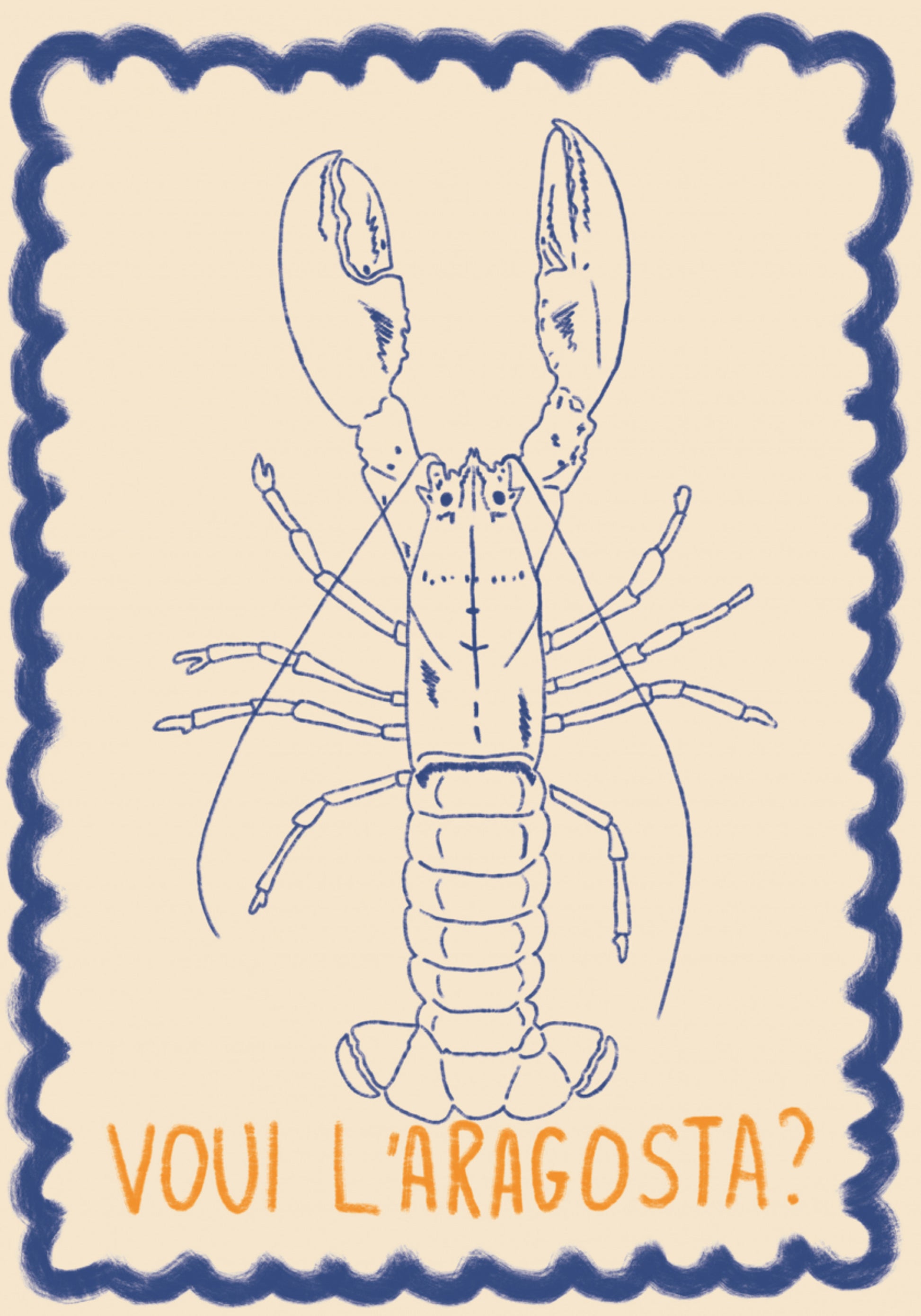 Italian hummeripiirustus