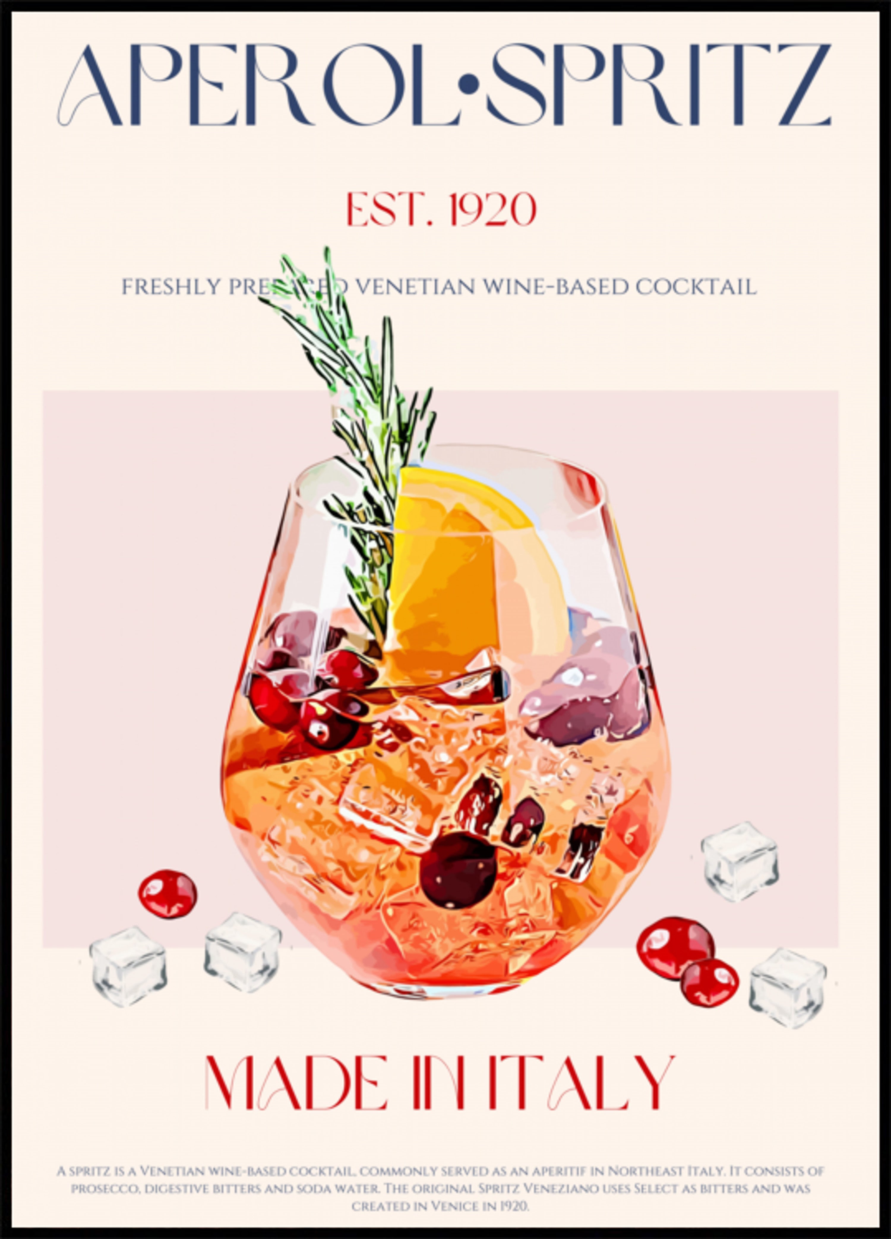 Venetsialainen Spritz Cocktail