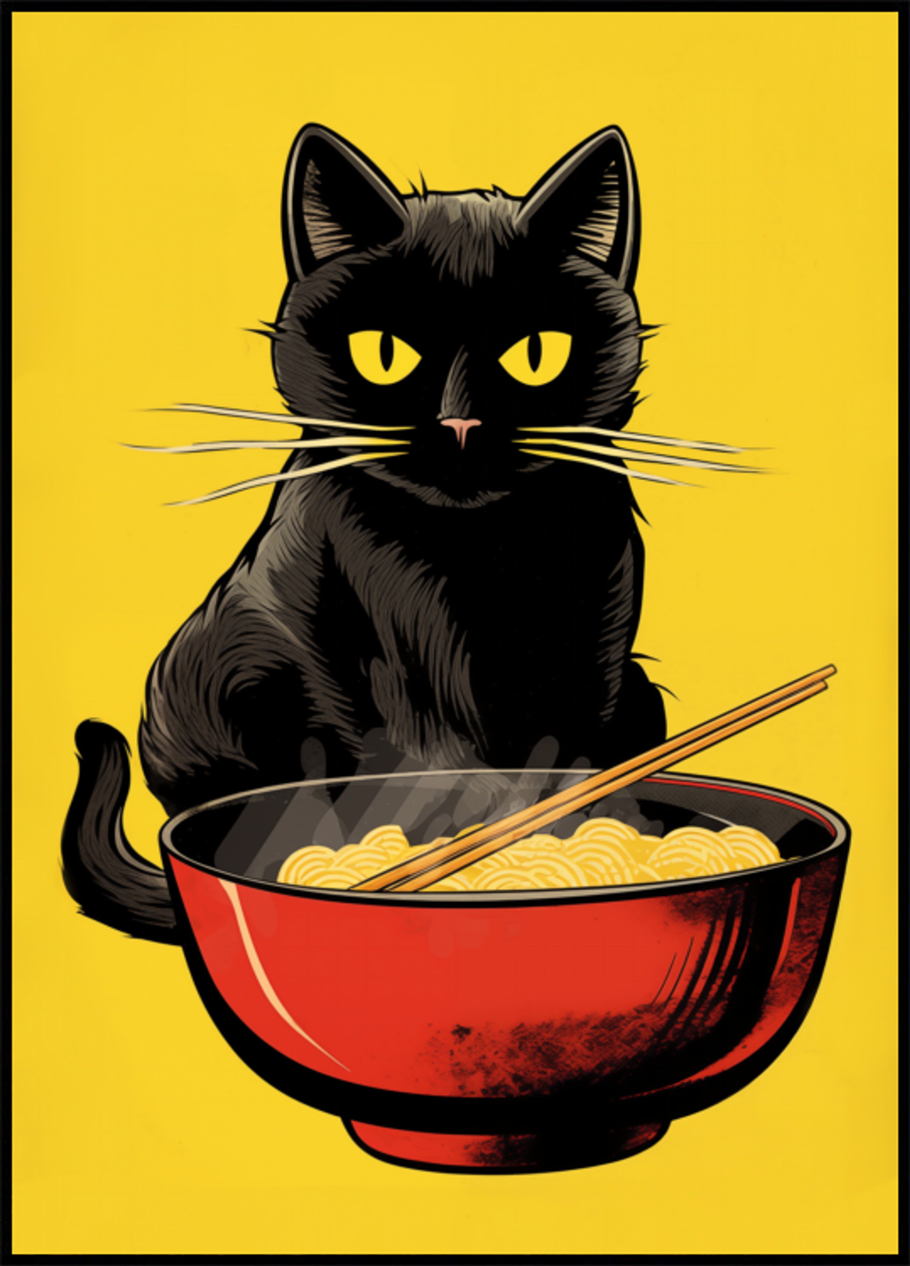 Musta kissa Ramen Bowl