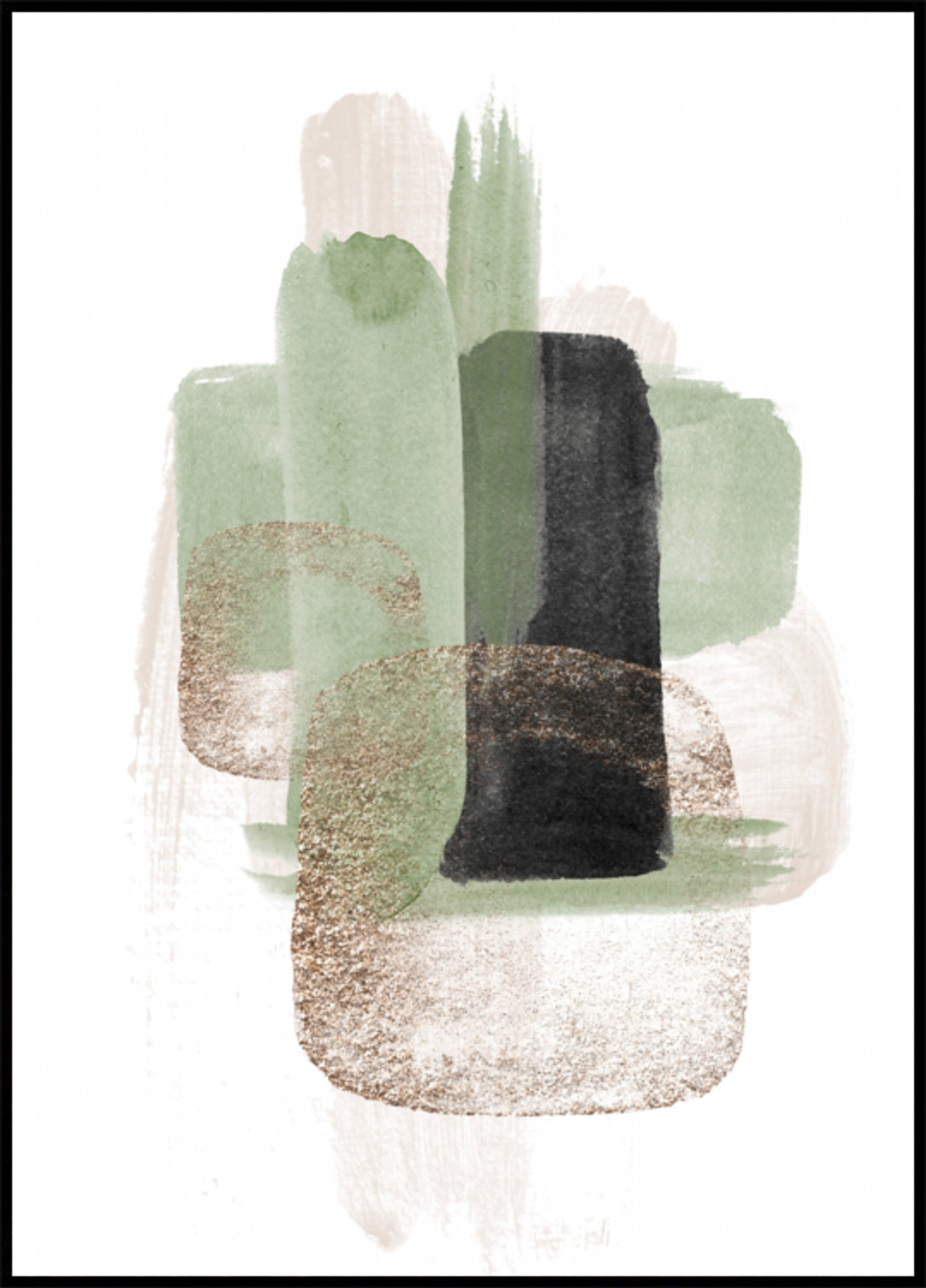 Moderni Sage Gold Strokes