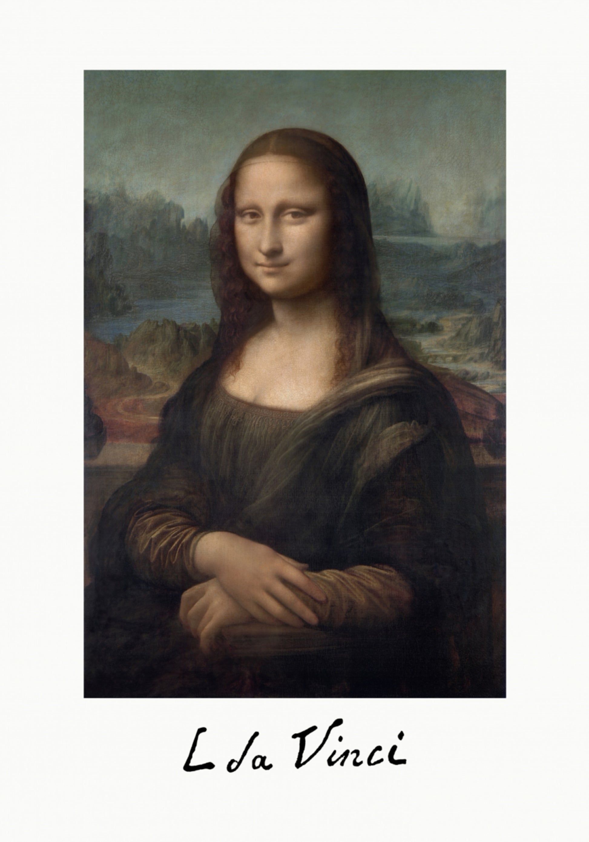 Mona Lisa Del Giocondon allekirjoitus (1503–1506)