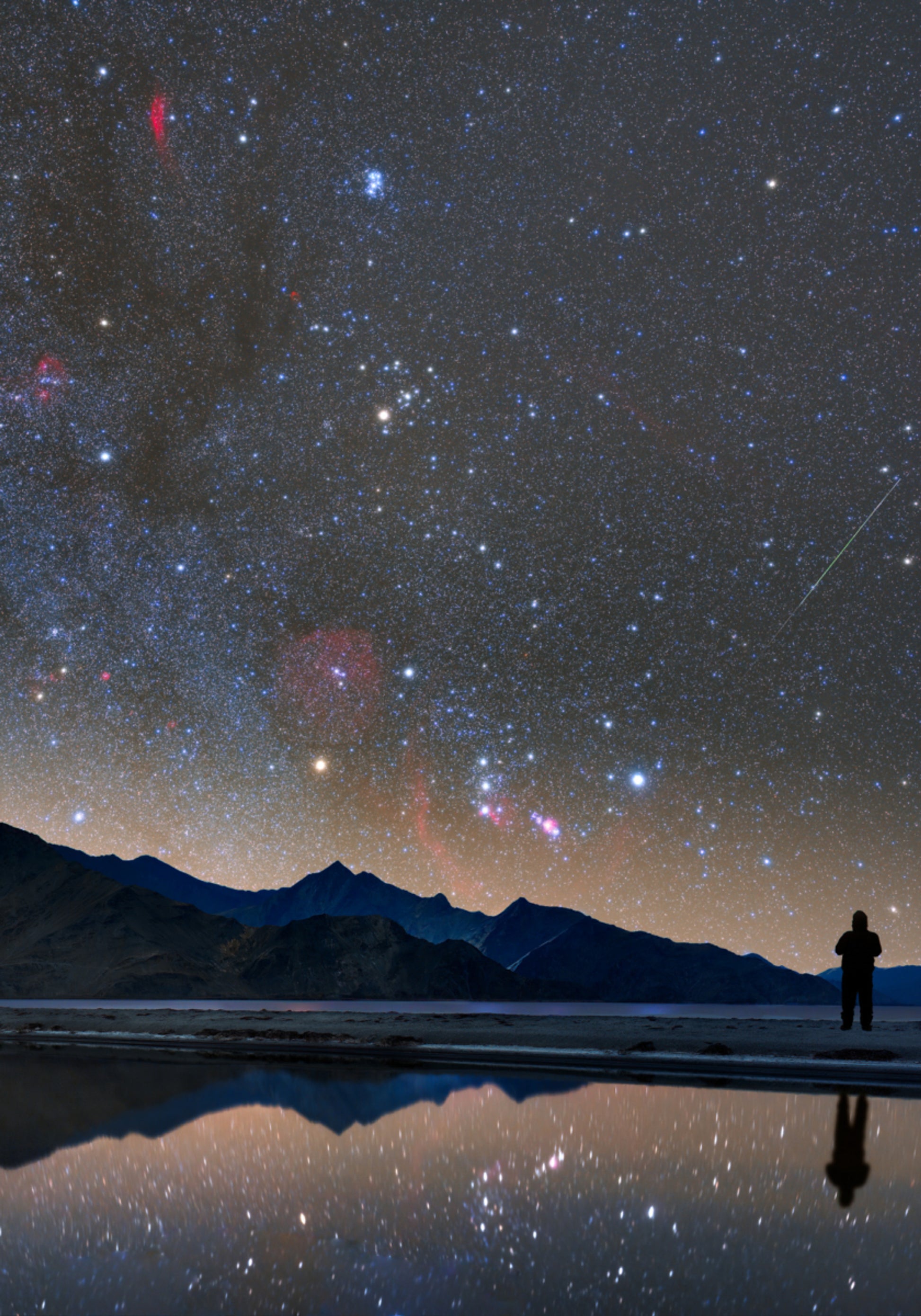 Stargazer Night Sky -heijastus