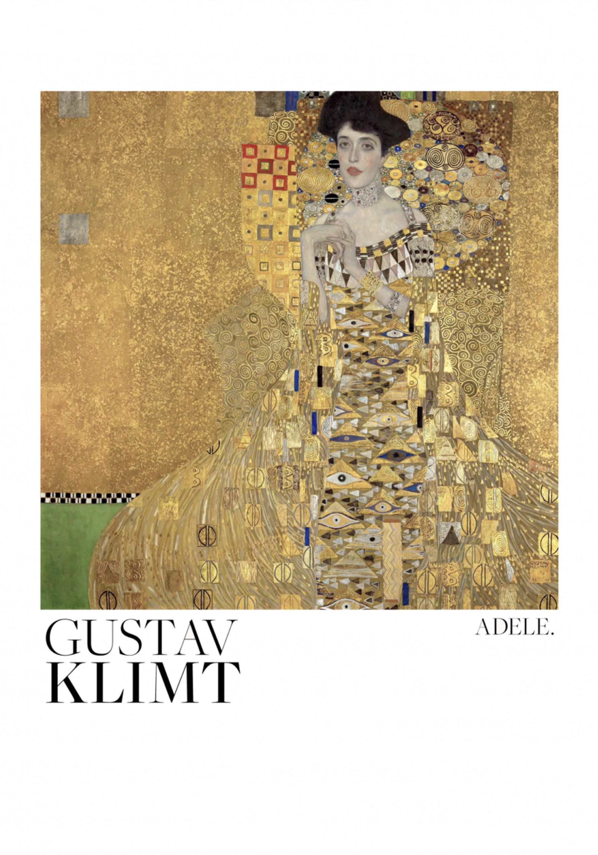 Adele Bloch Bauer I:n muotokuva (1907) Juliste