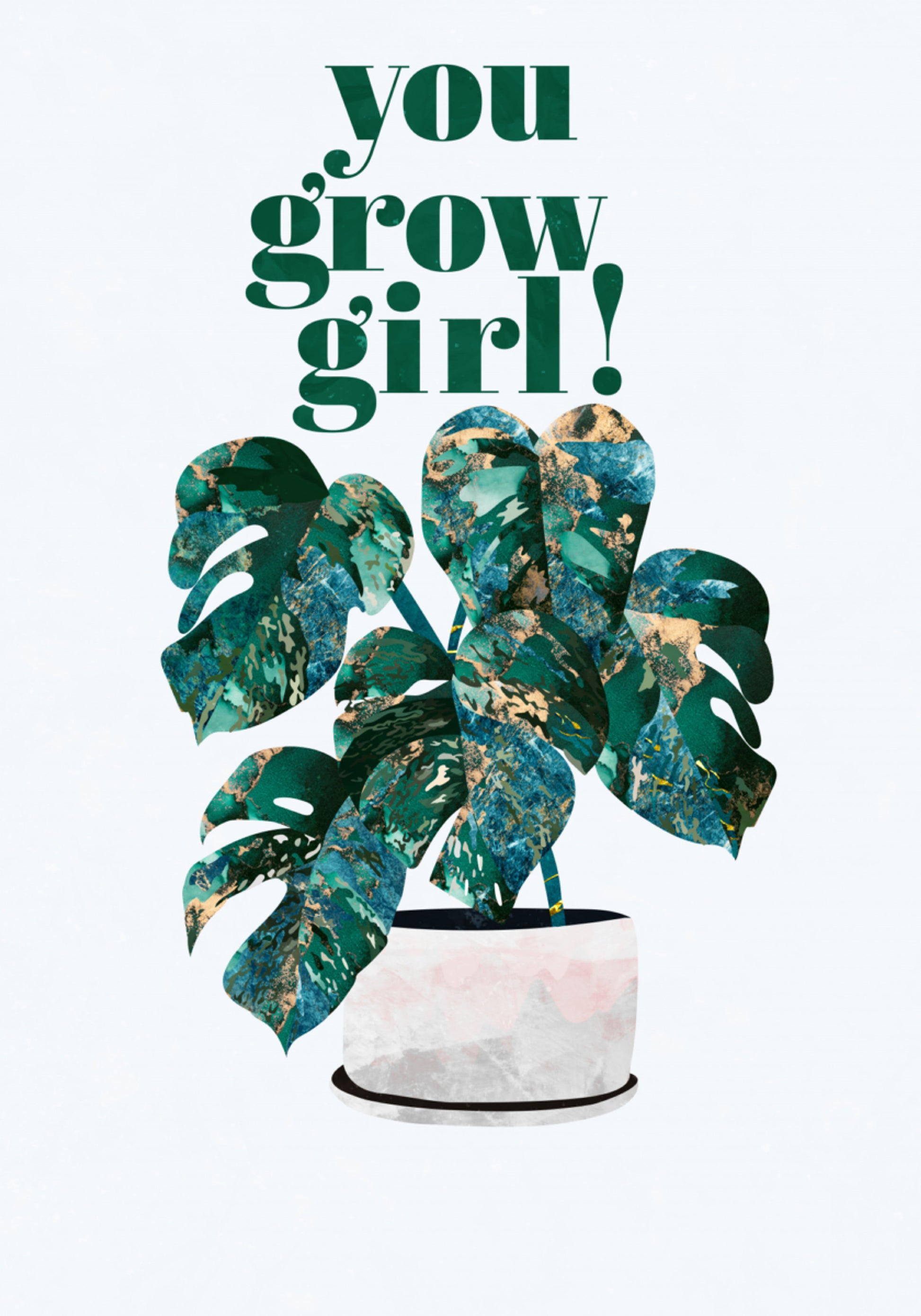 Sinusta kasvaa tyttö Monstera