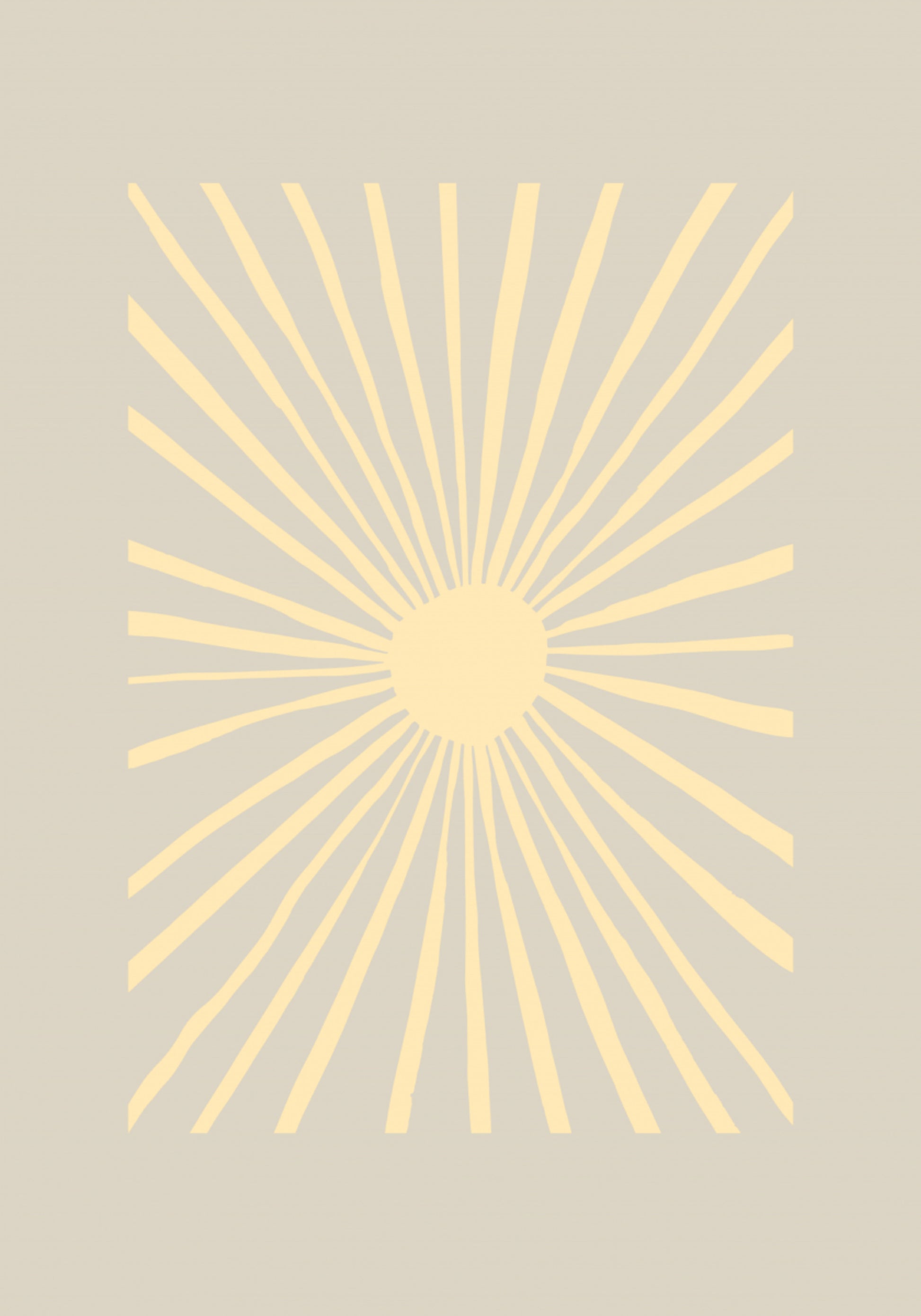 Abstrakti auringon hehku