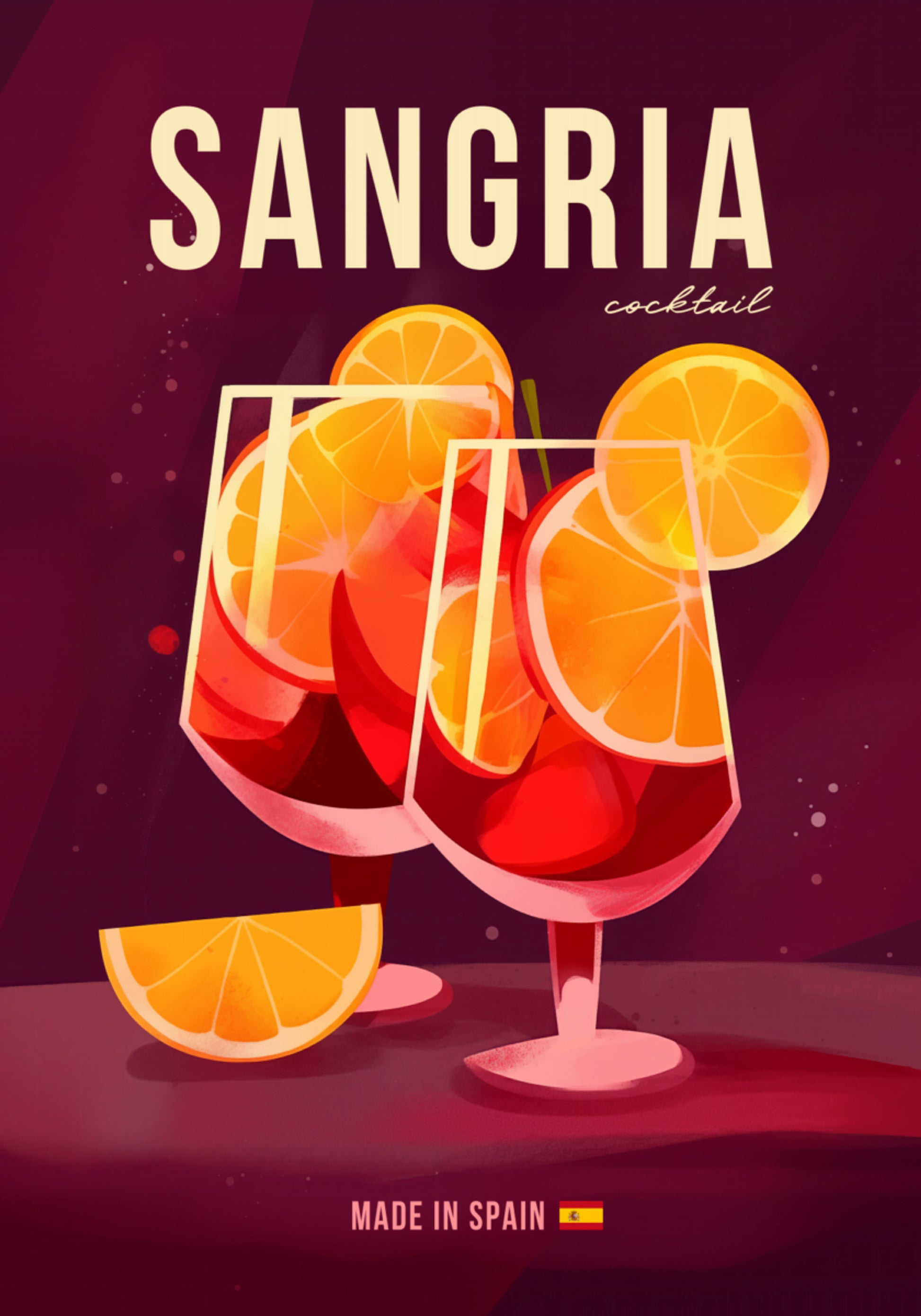 Virkistävä Sangria Cocktail
