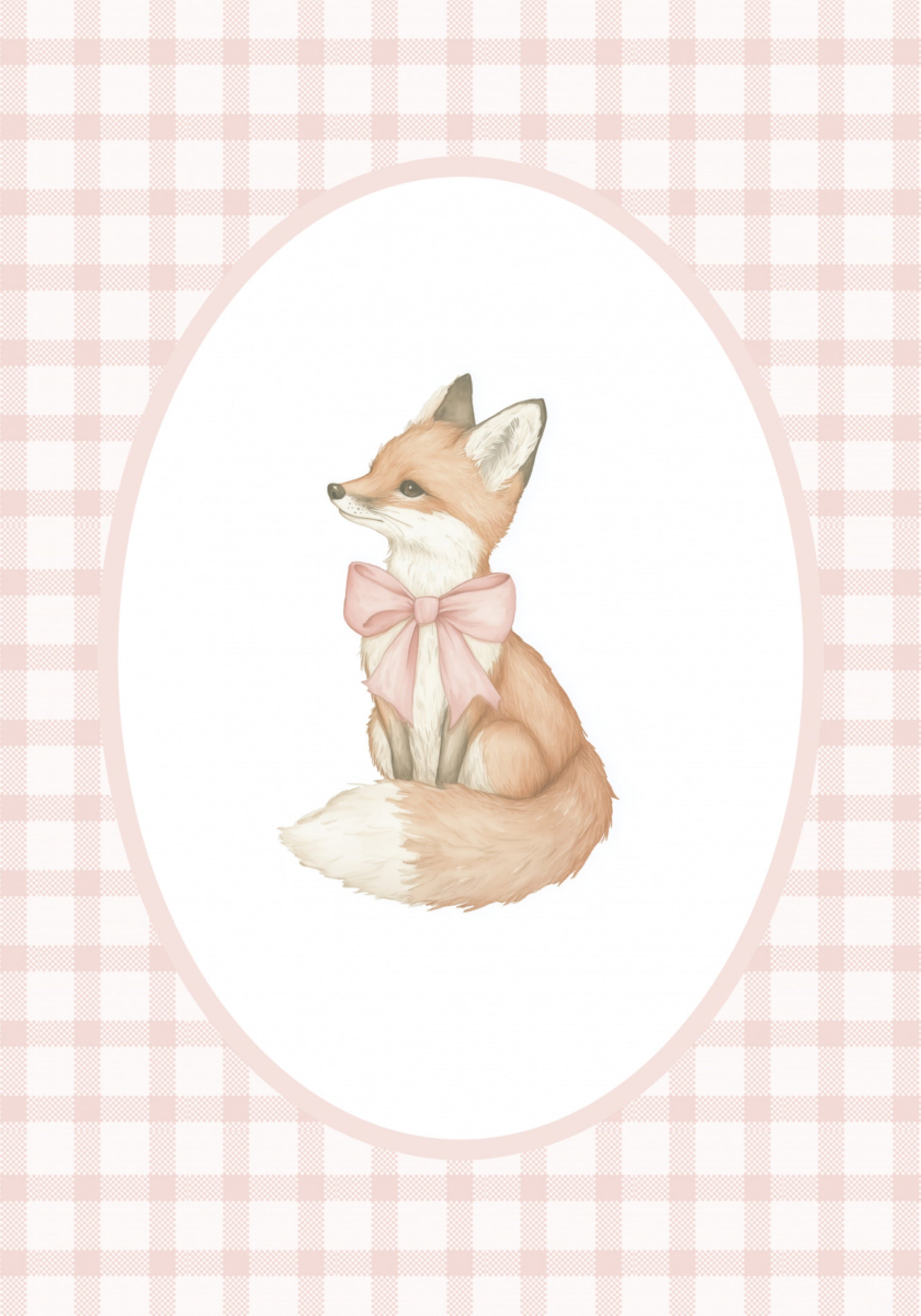 Viehättävä Fox Pink Bow