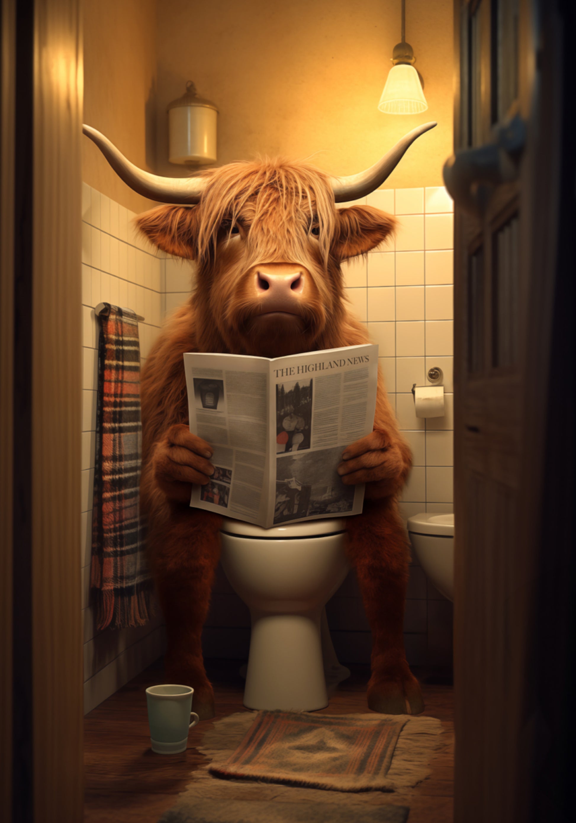 Highland Cow lukee uutisia