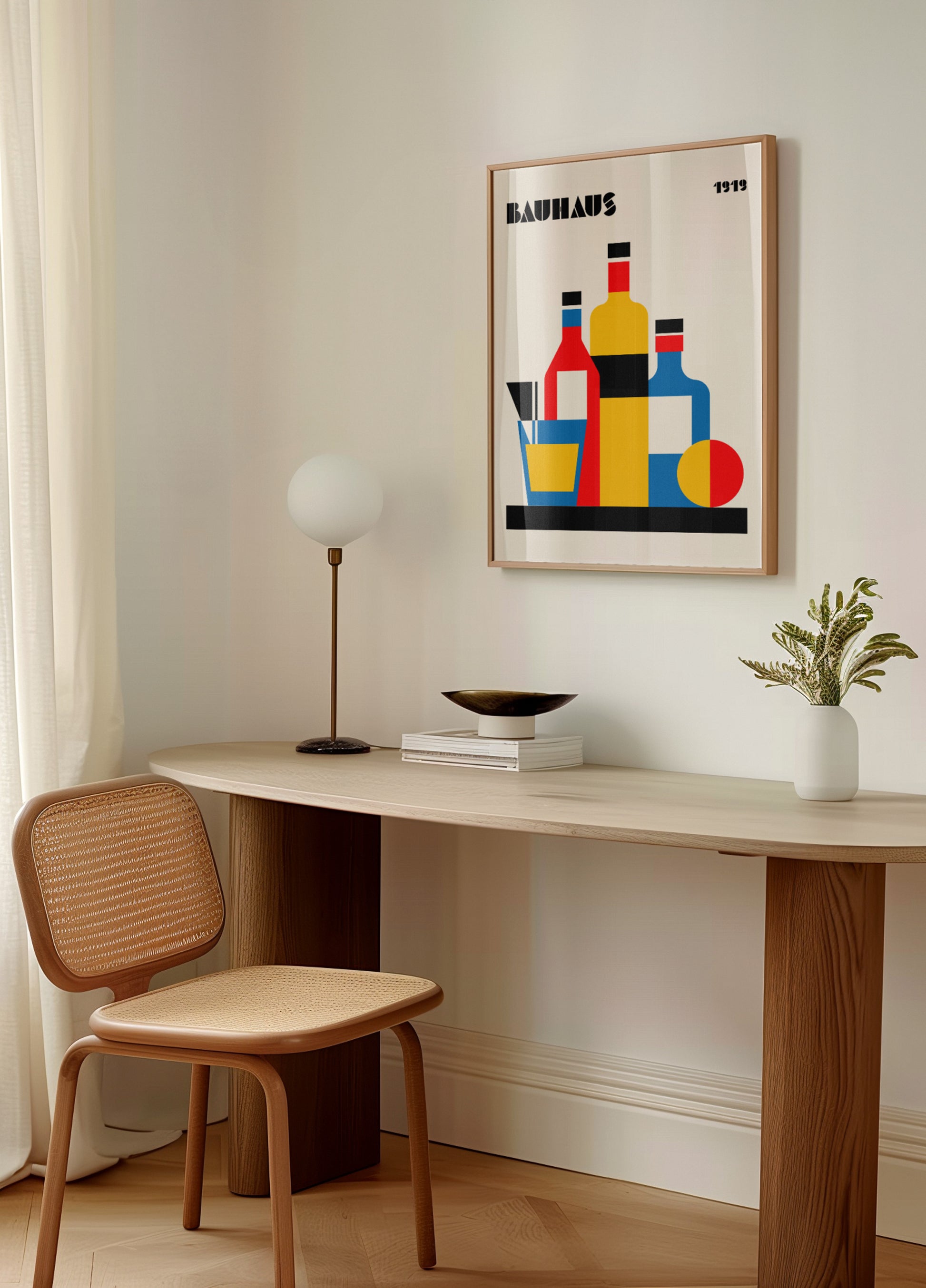 Bauhausin geometrinen asetelma
