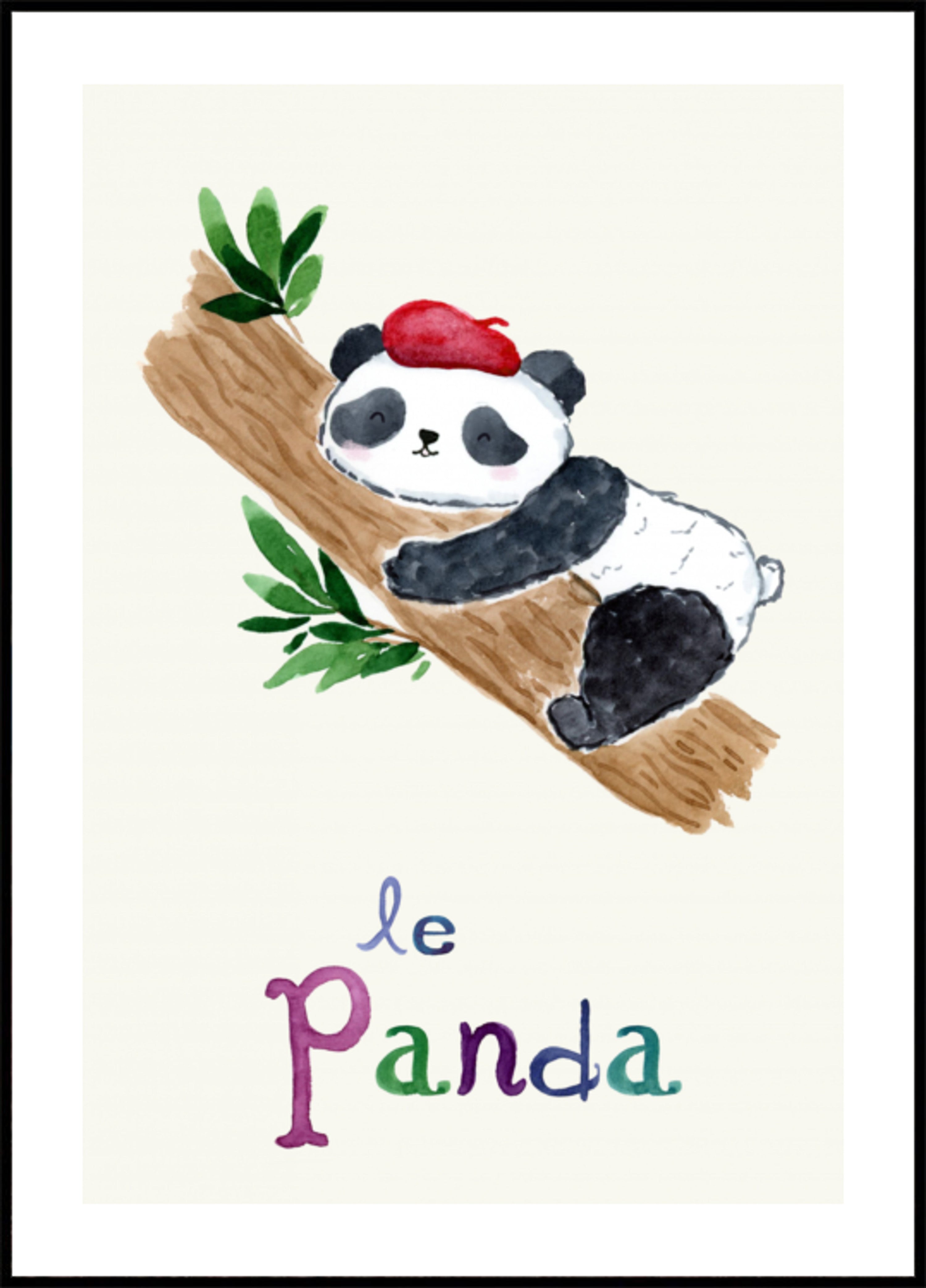 Nukkuva ranskalainen panda