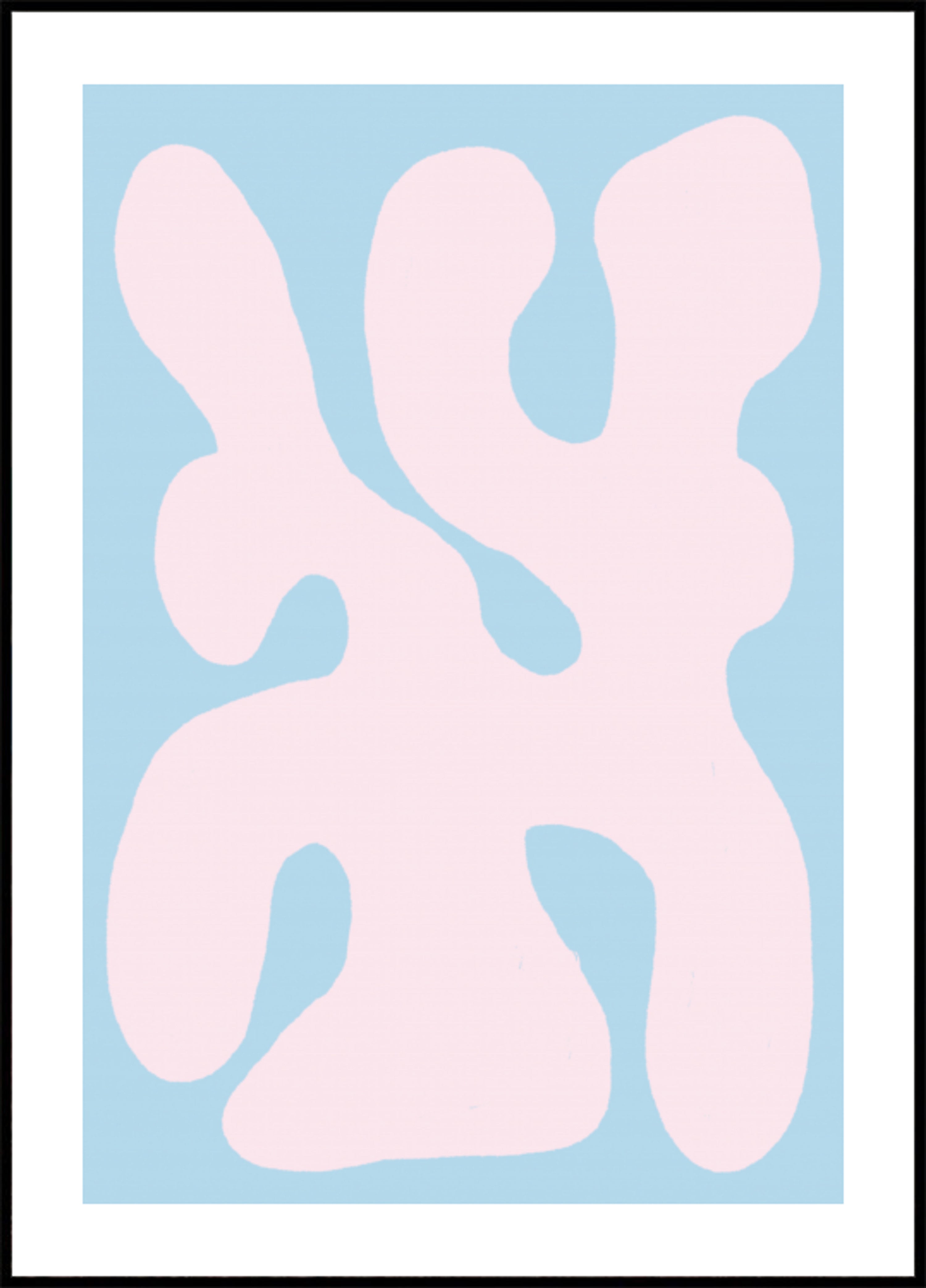 Nestemäinen pastelli, orgaaninen muoto
