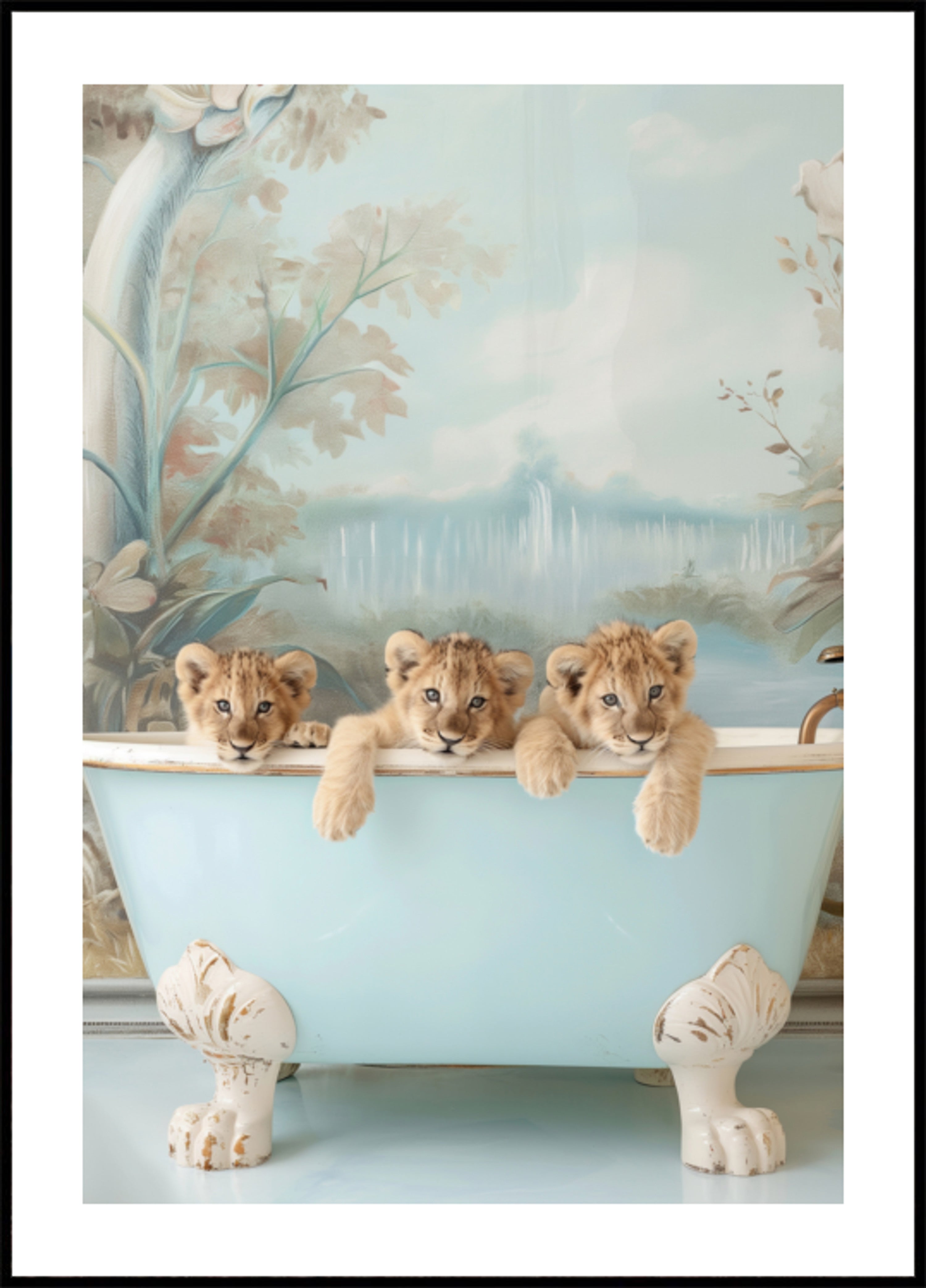 Lion Cubs -kylpyamme