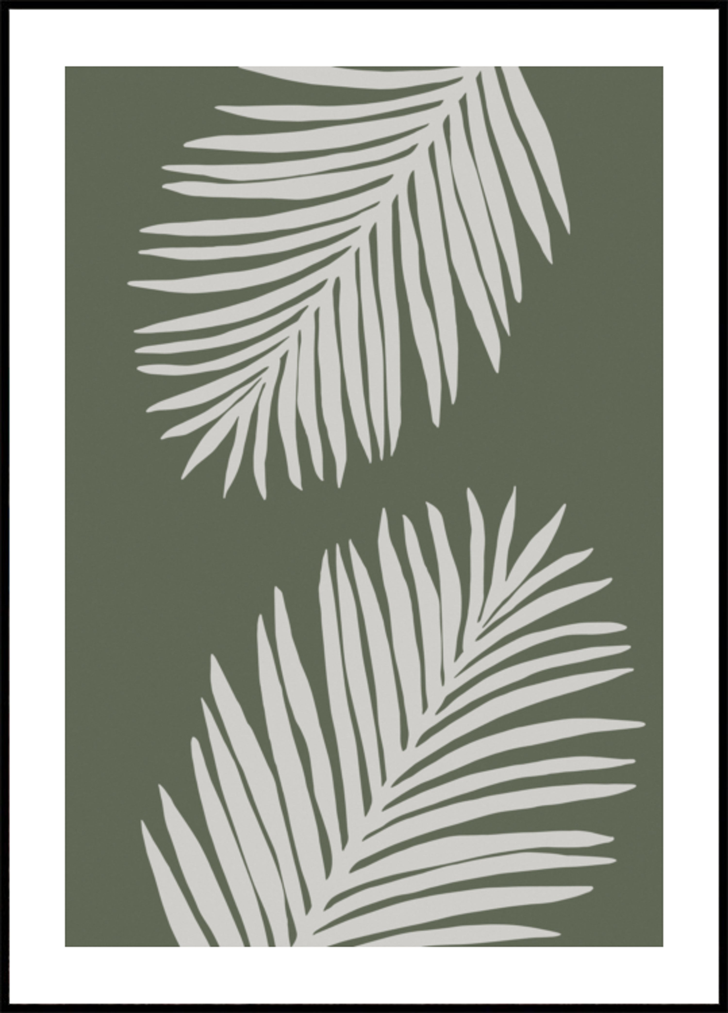 Rauhalliset palmunlehdet