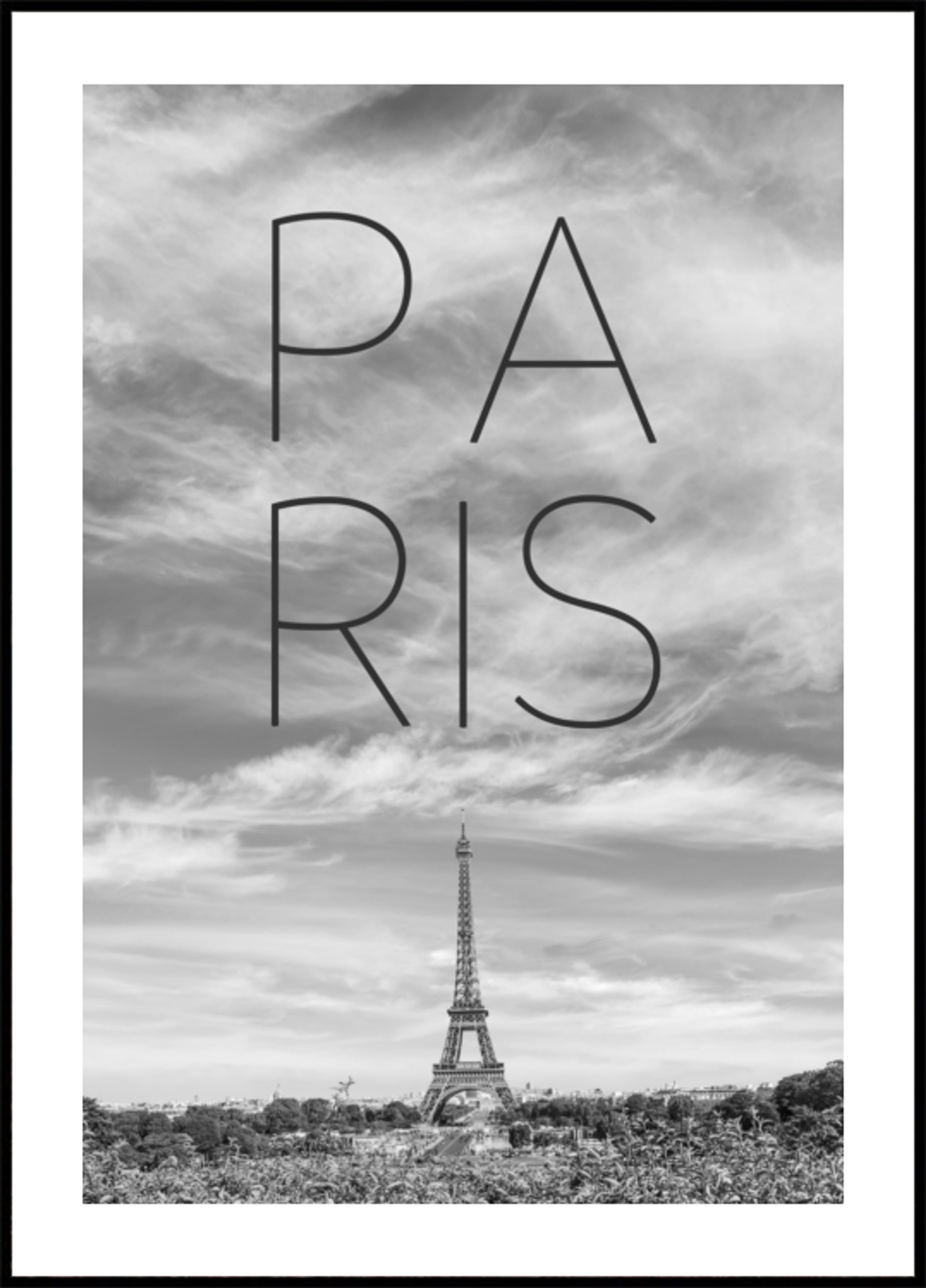Näkymä Pariisin Eiffel-tornille