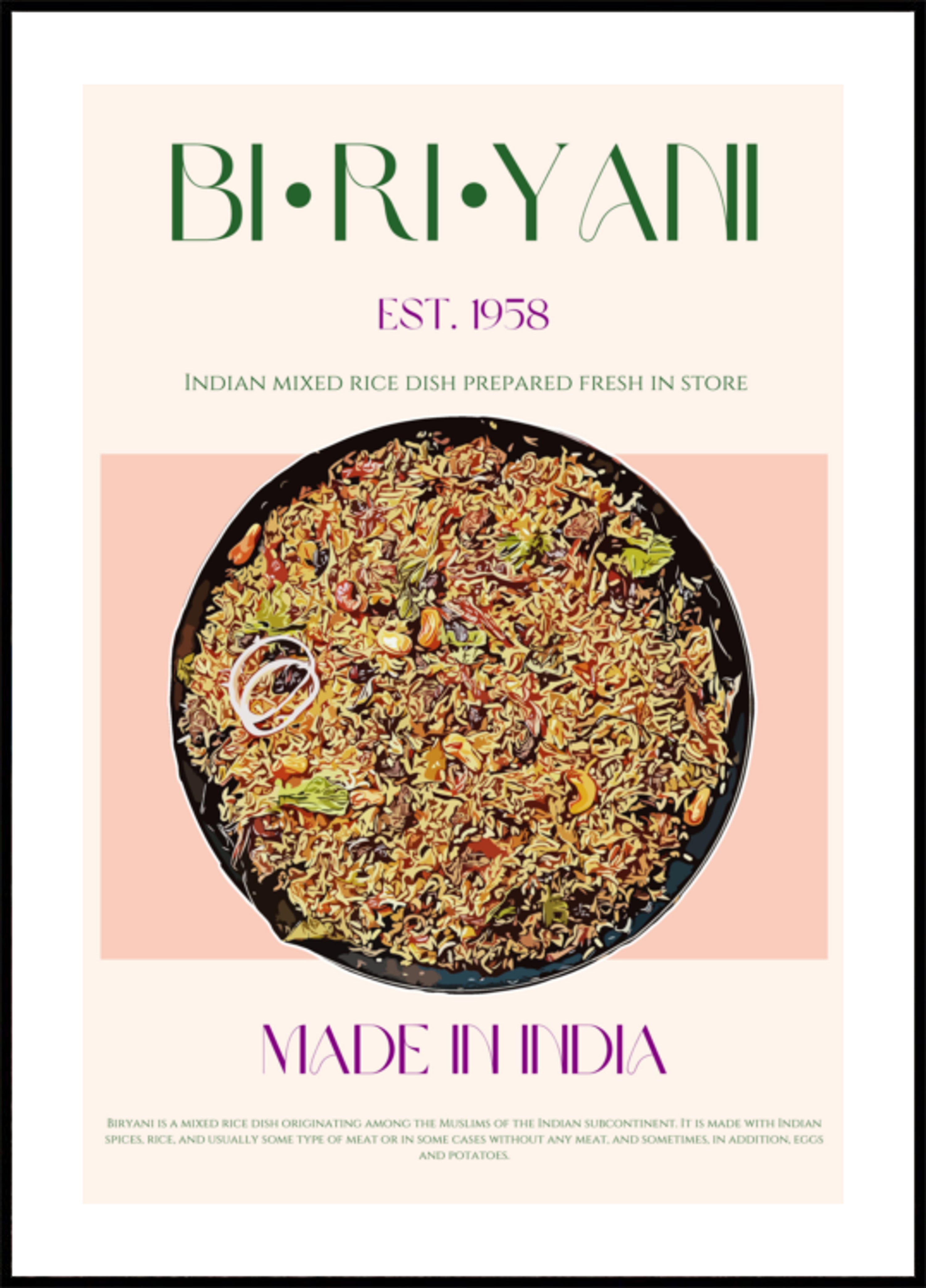 Herkullinen intialainen Biryani