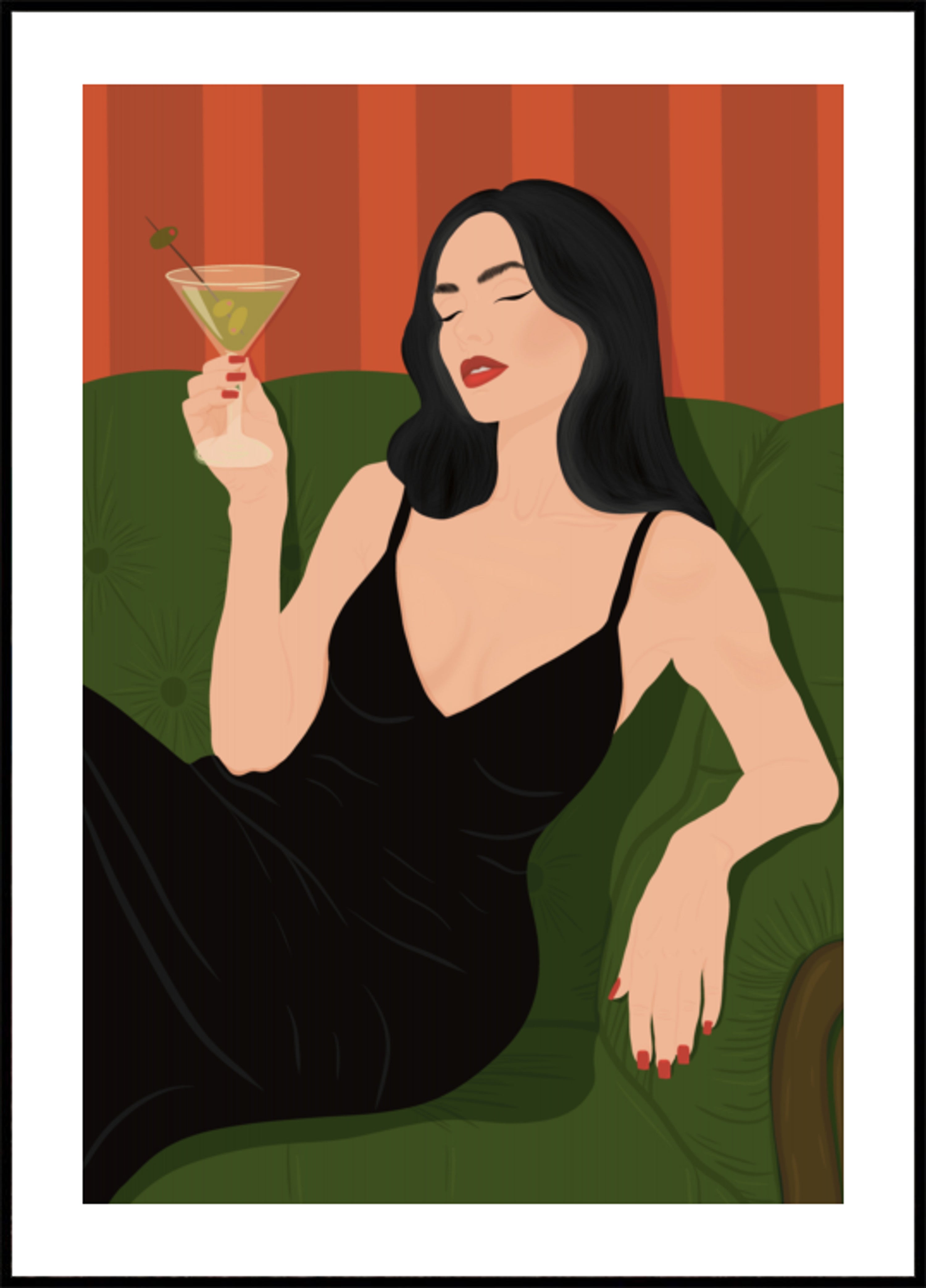 Tyylikäs Martini Lady