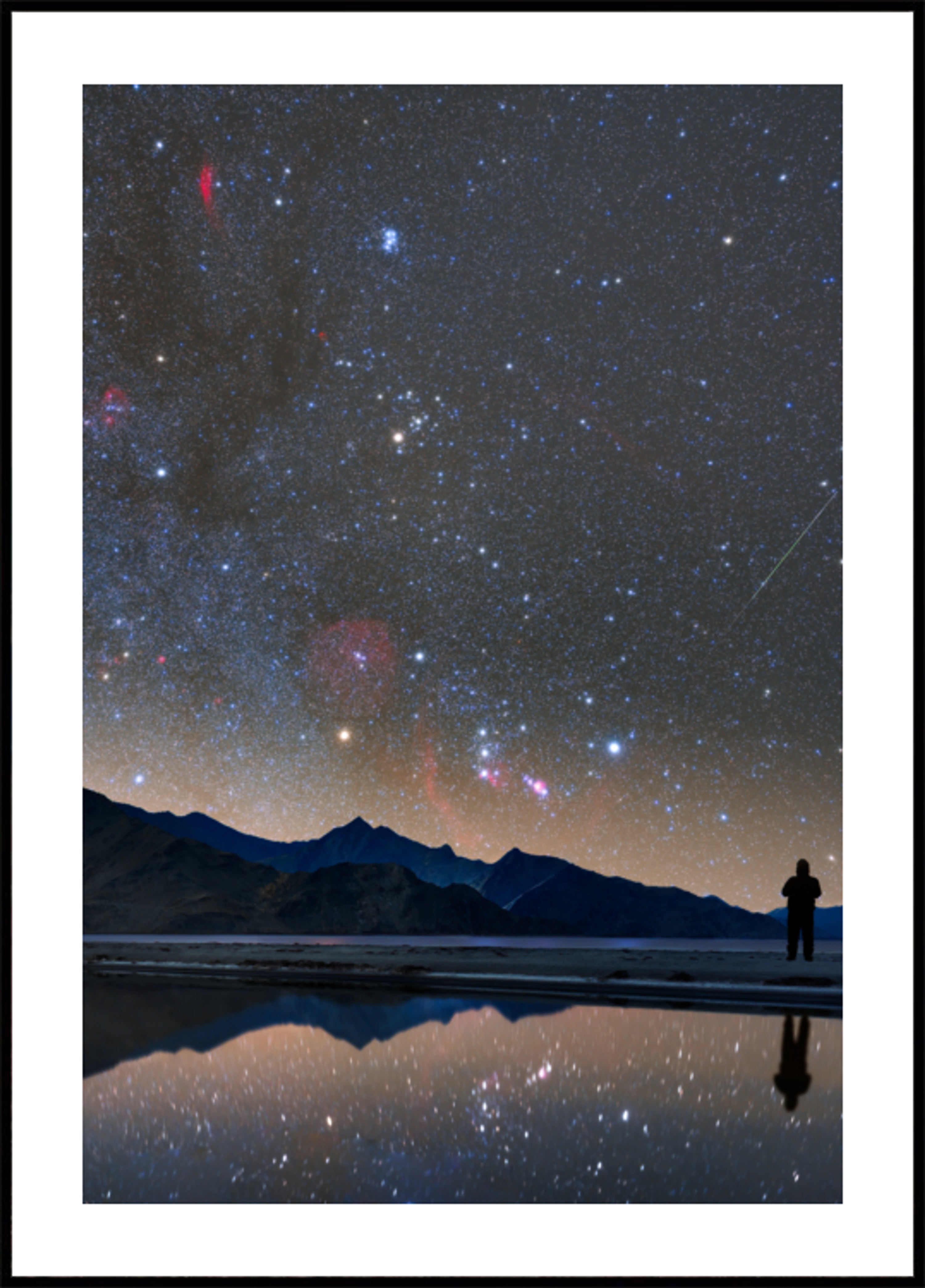 Stargazer Night Sky -heijastus