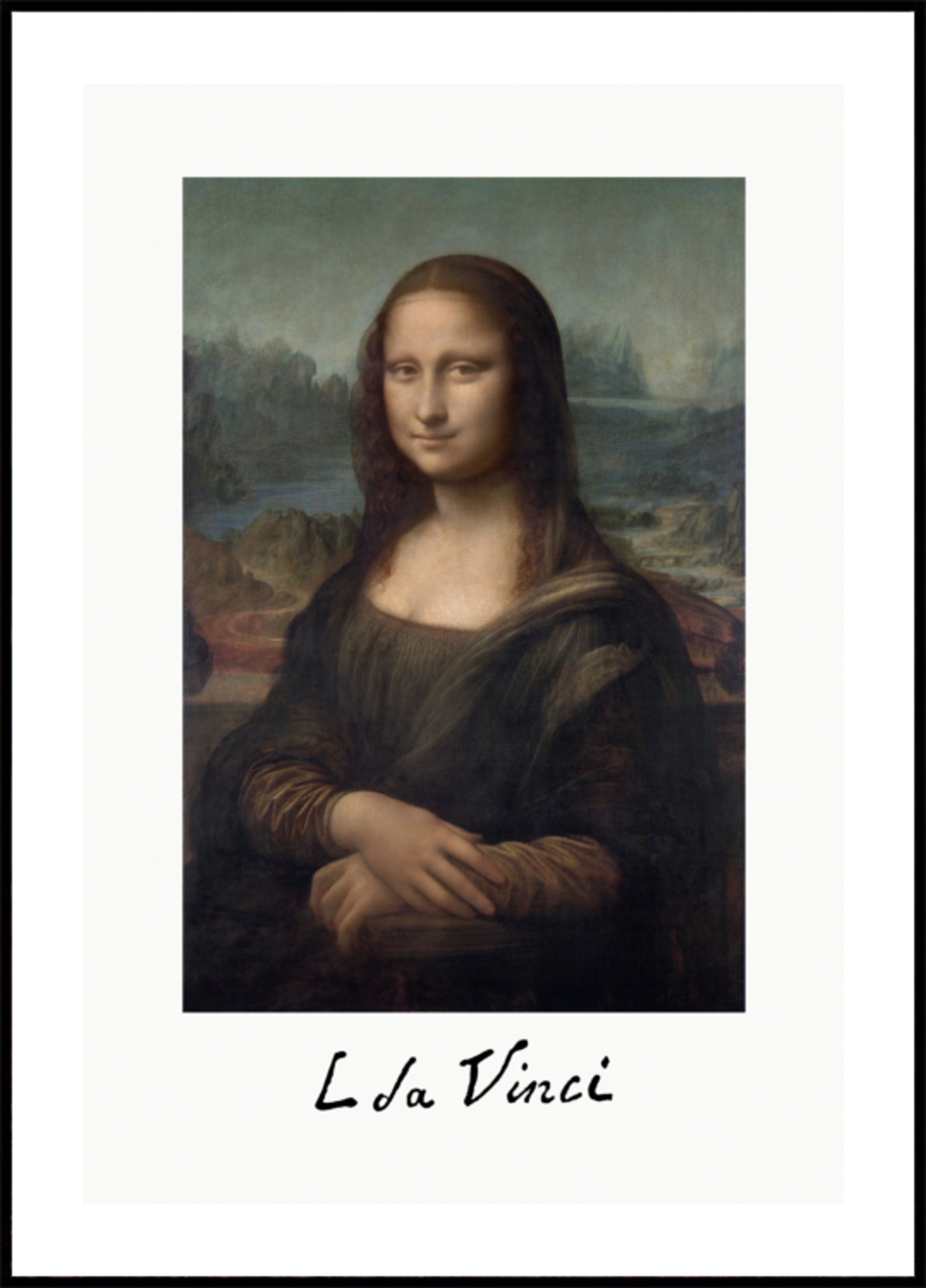 Mona Lisa Del Giocondon allekirjoitus (1503–1506)