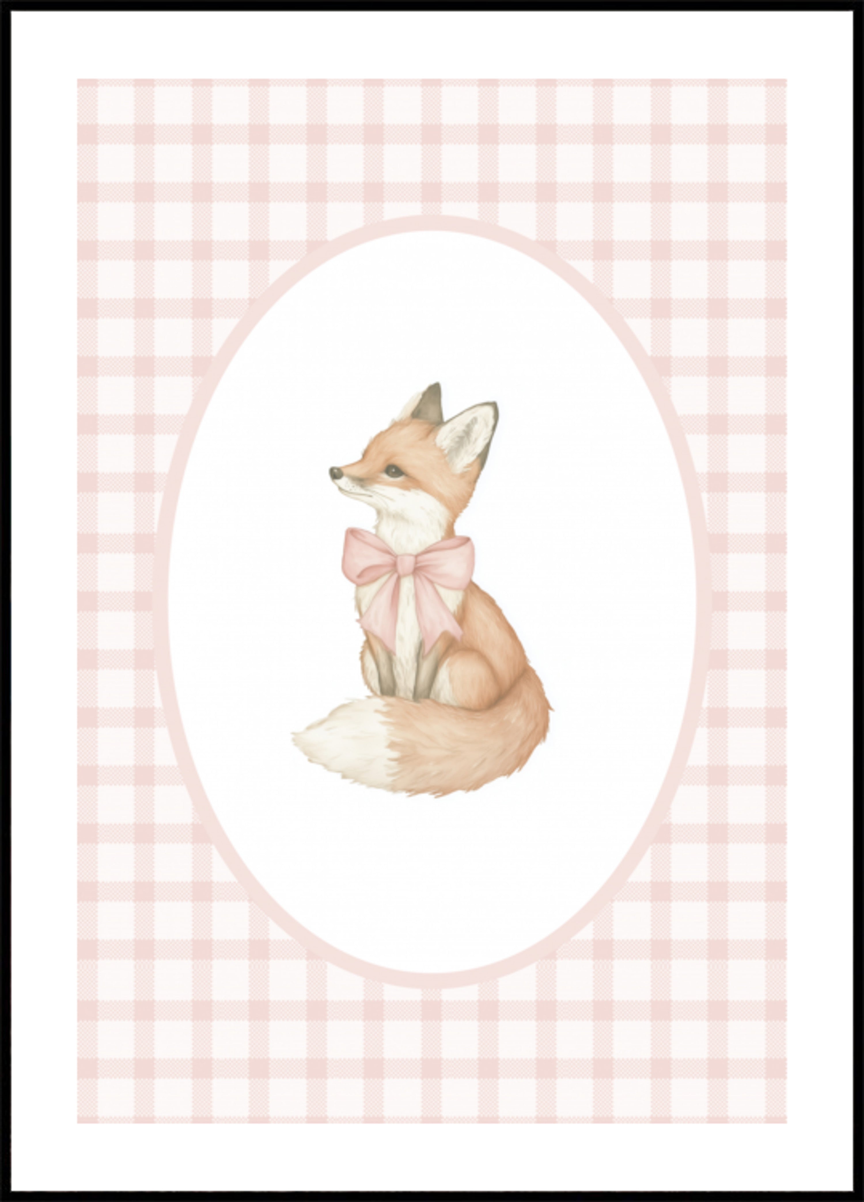 Viehättävä Fox Pink Bow