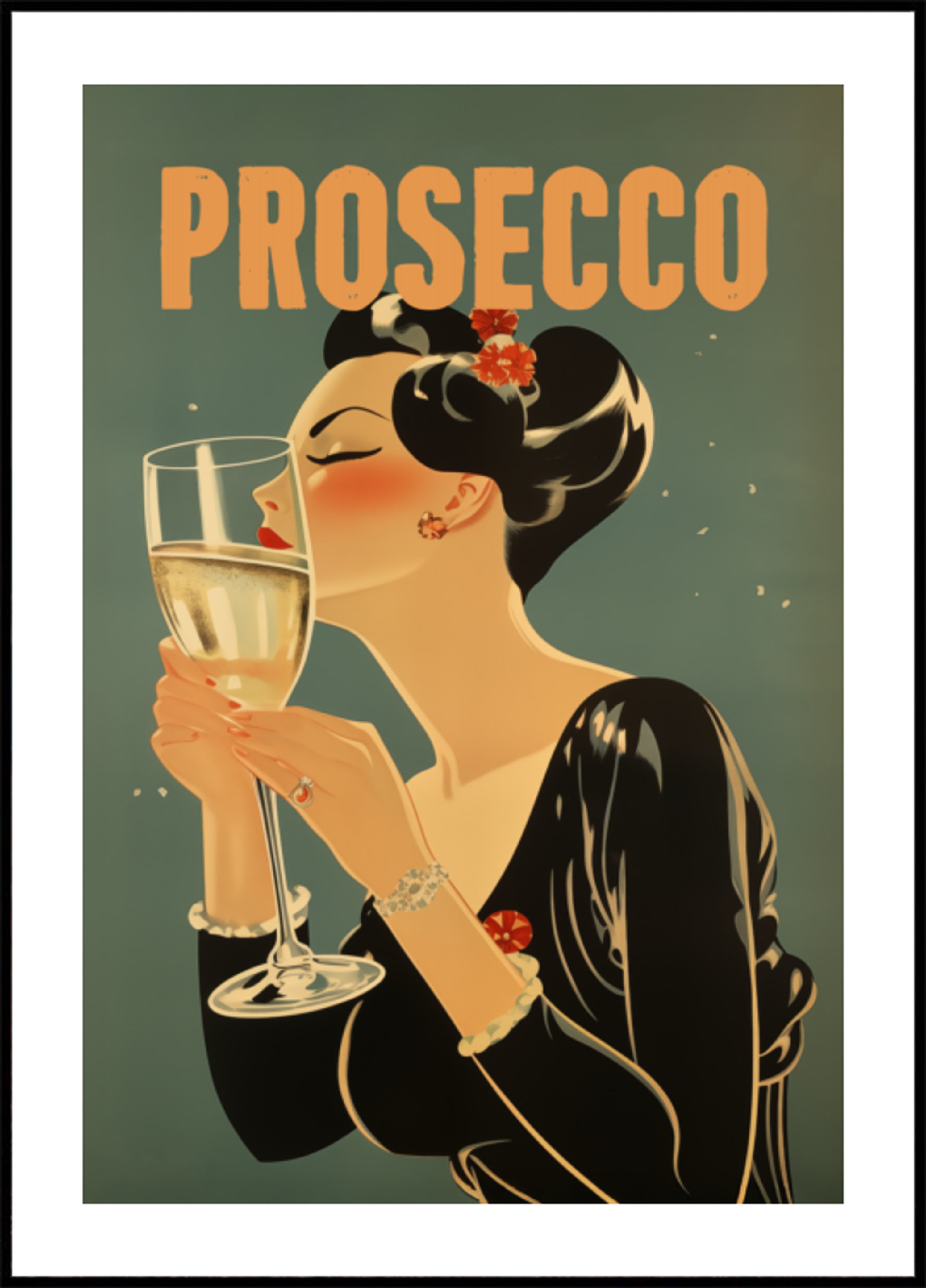 Tyylikäs Prosecco-nainen