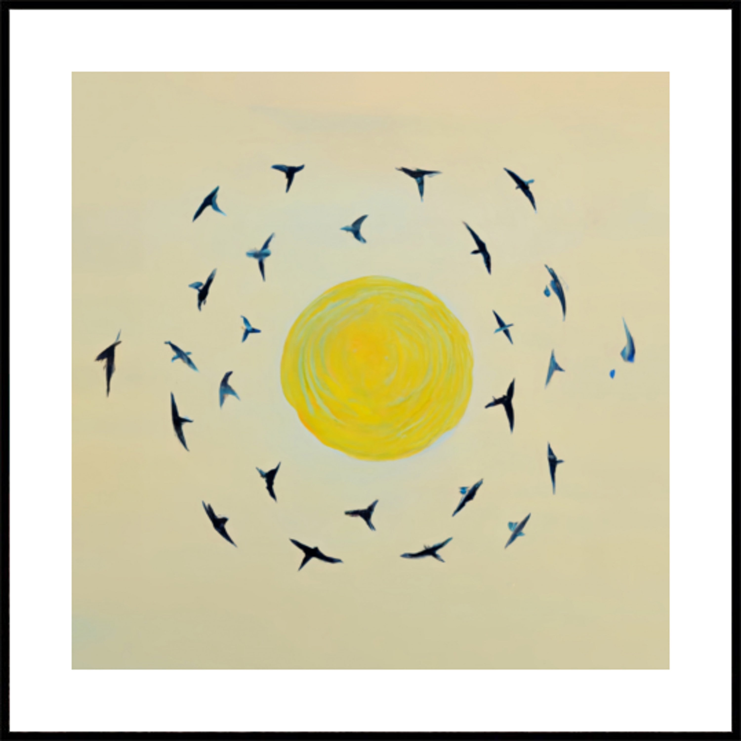 Linnut kiertävät aurinkoa