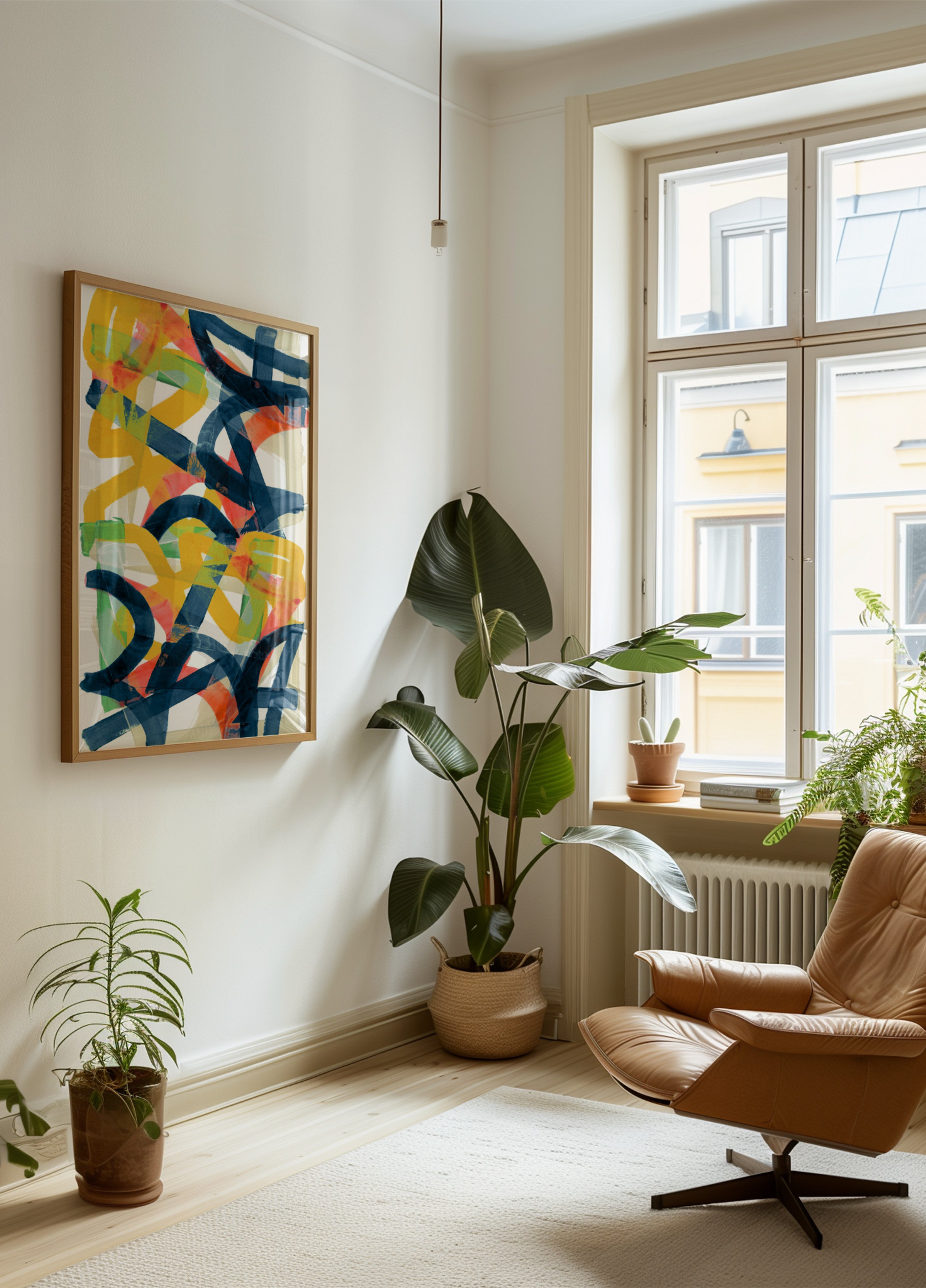 Vilkkaat abstraktit vedot