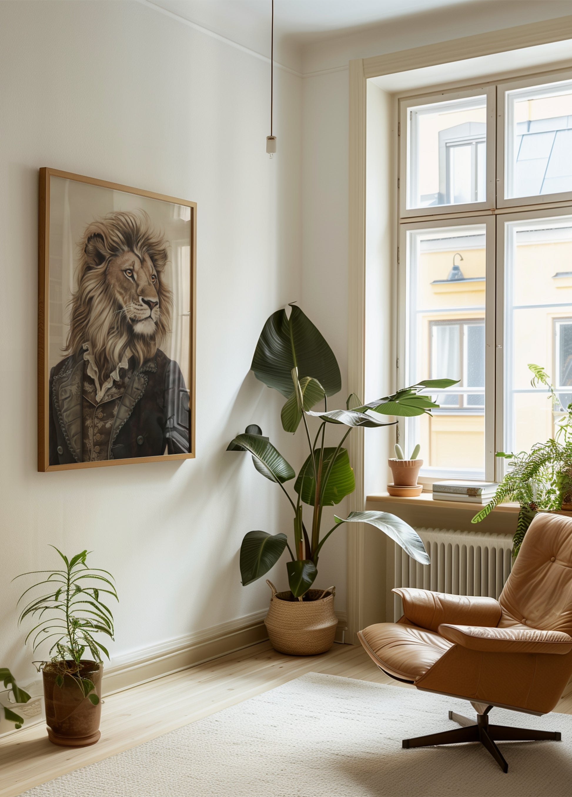 Sir Lion vintage-vaatteissa