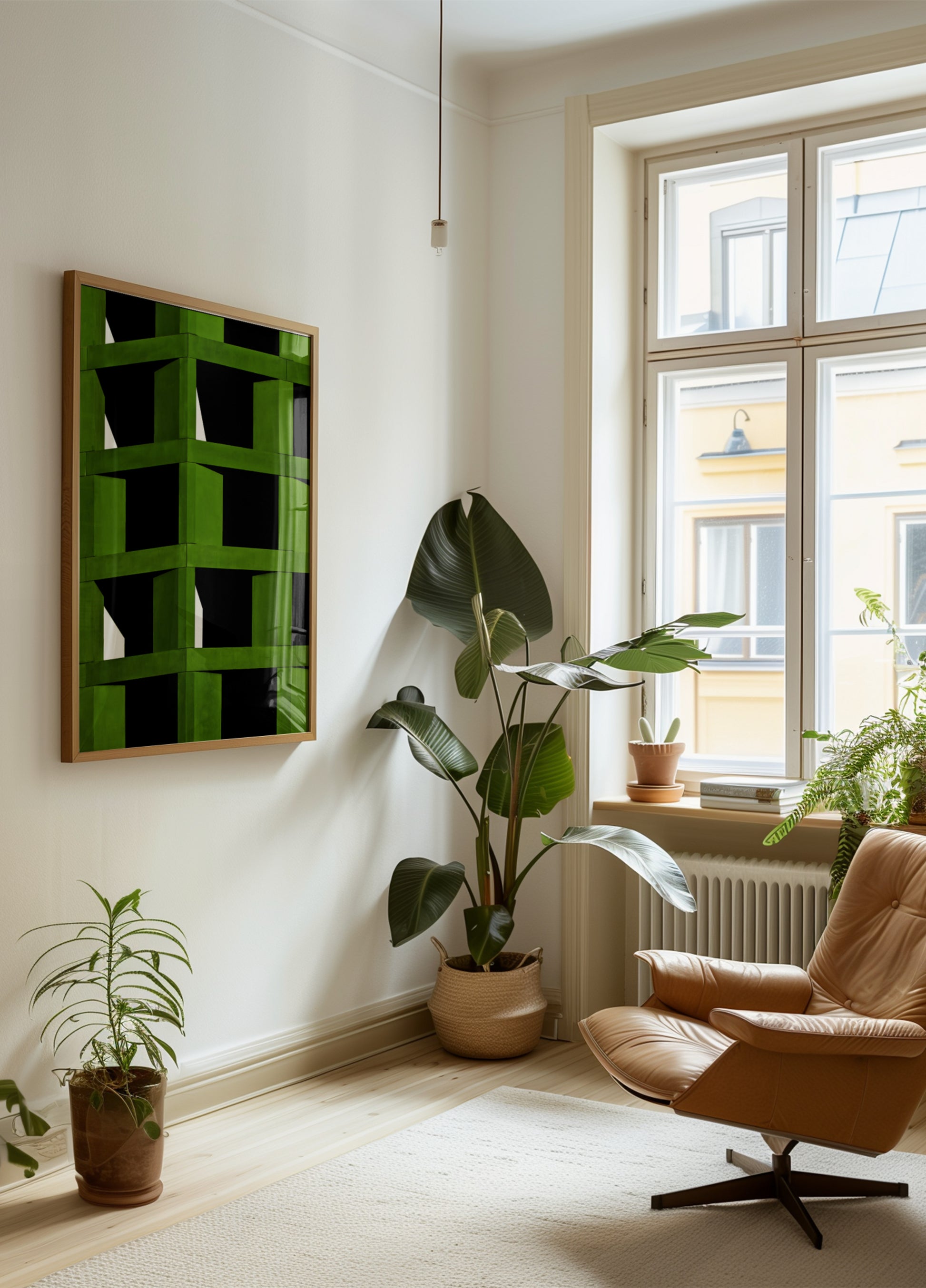 Vilkas vihreä geometria