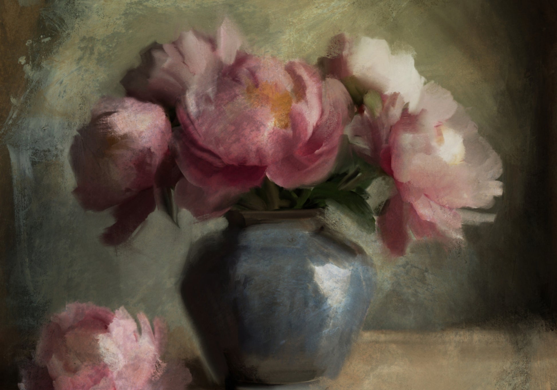Pivoines A Rose