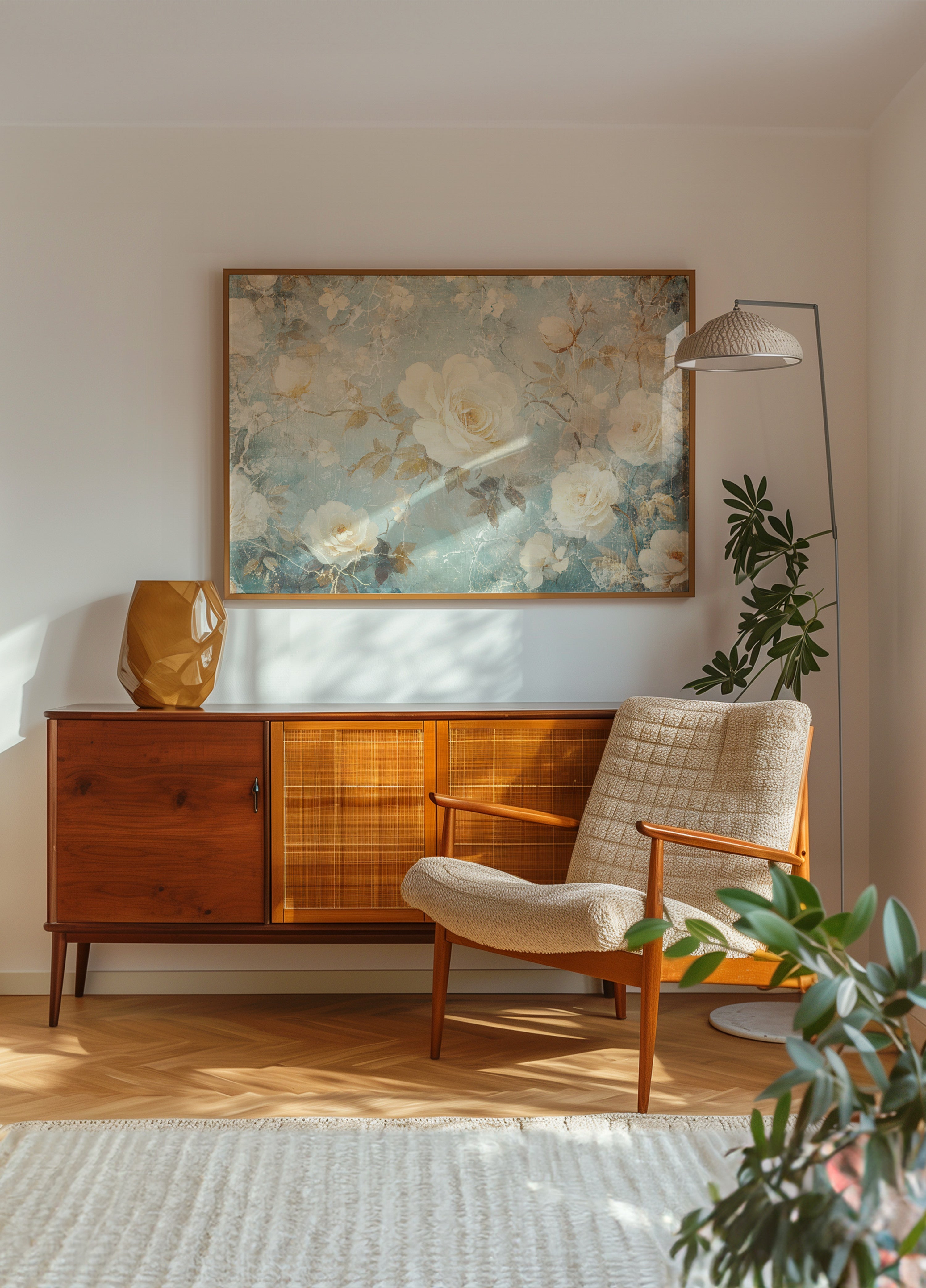 Vintage valkoiset ruusut