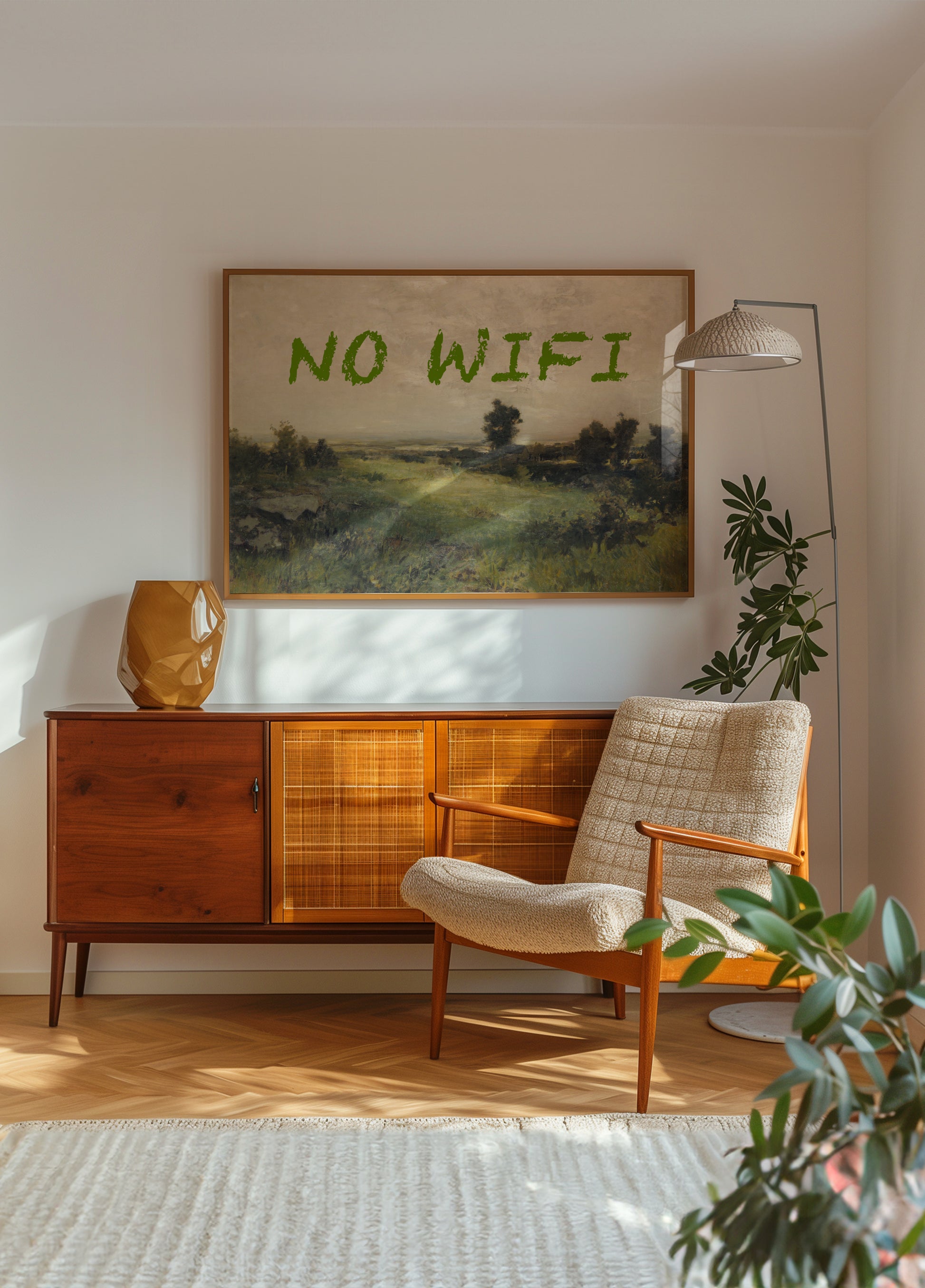Klassinen maisema Ei Wifiä