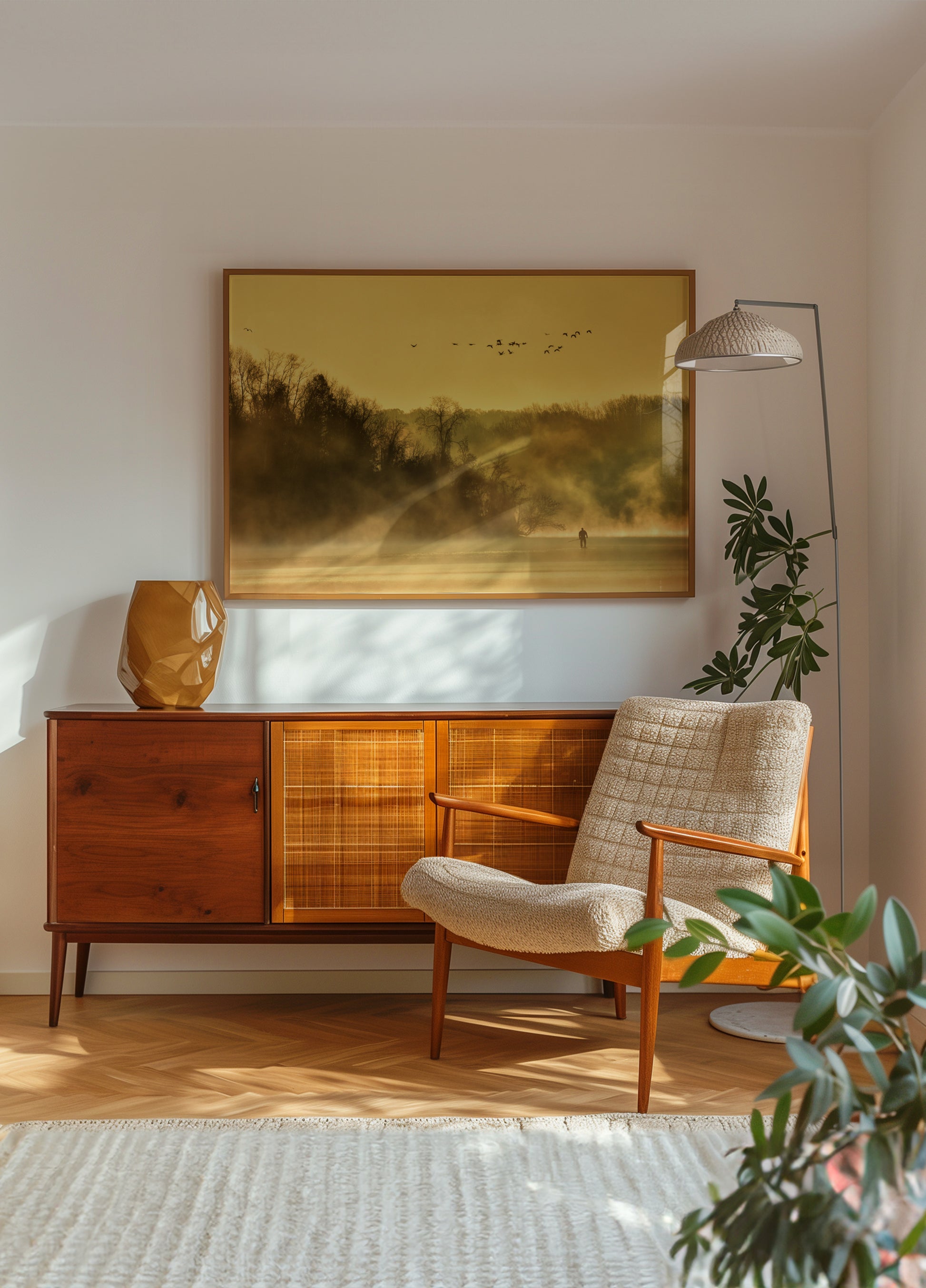 Golden Mist Yksinäinen figuuri
