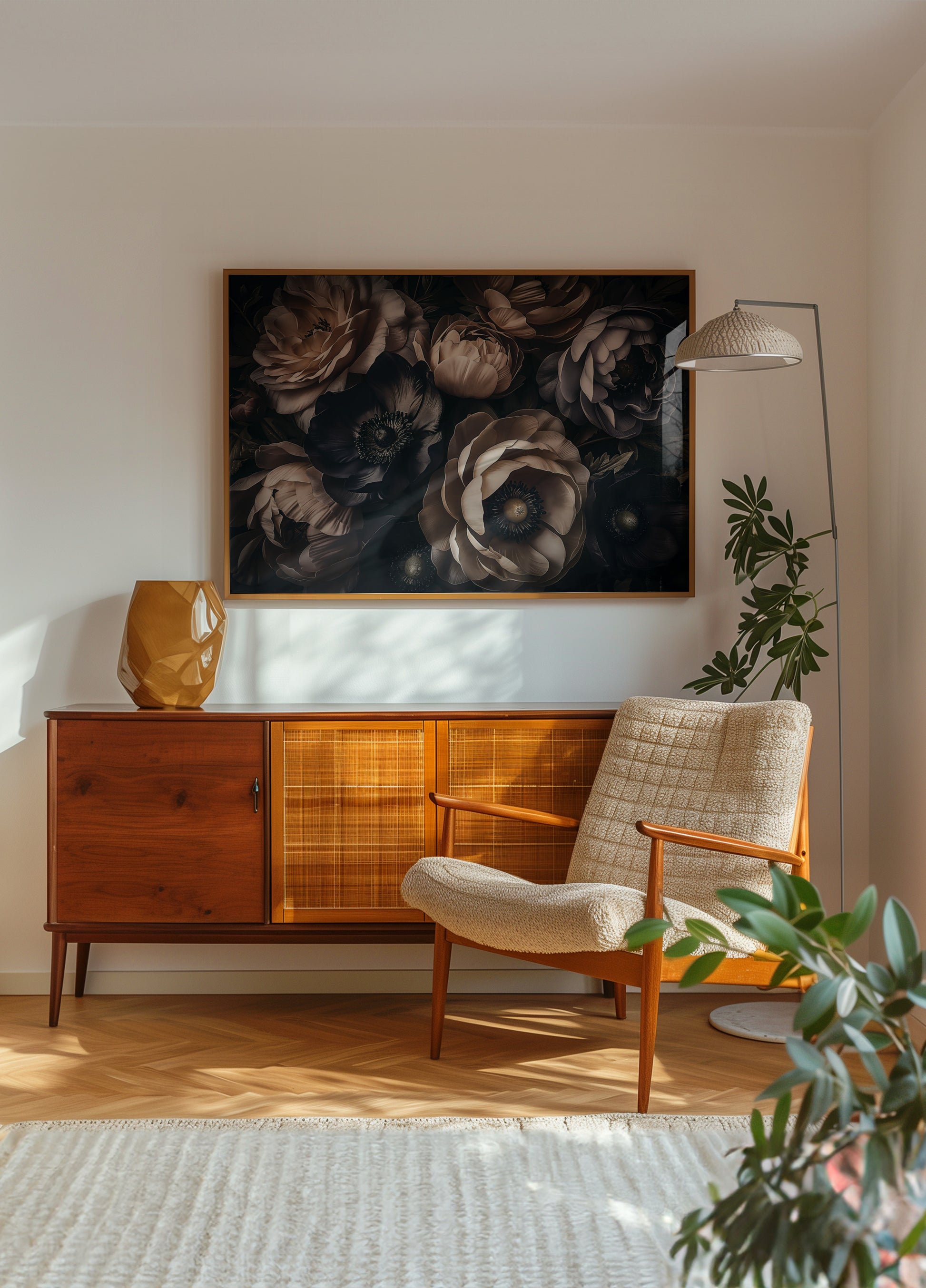 Elegantti tumma kukinta