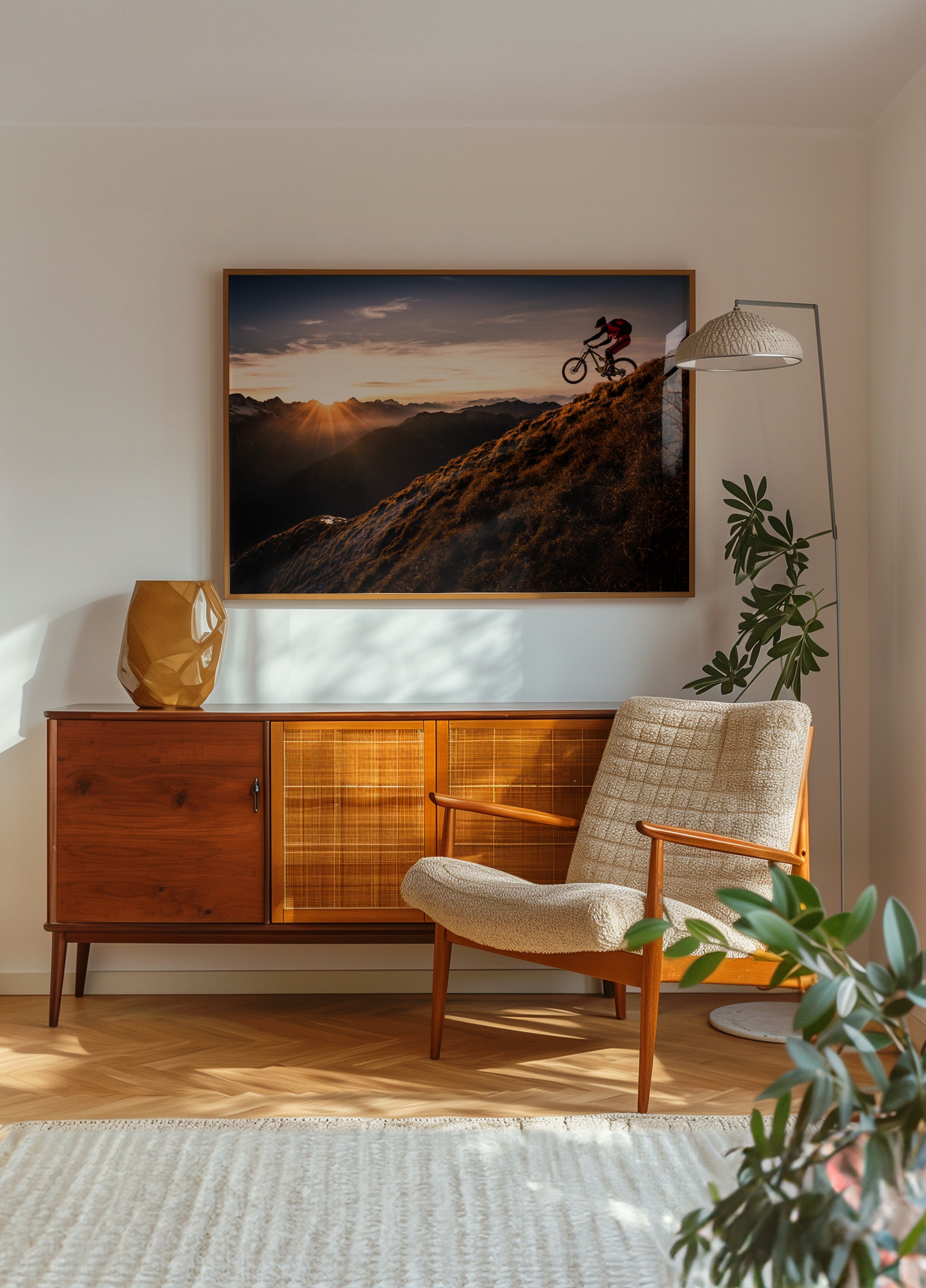 Auringonlaskun maastopyöräilyseikkailu