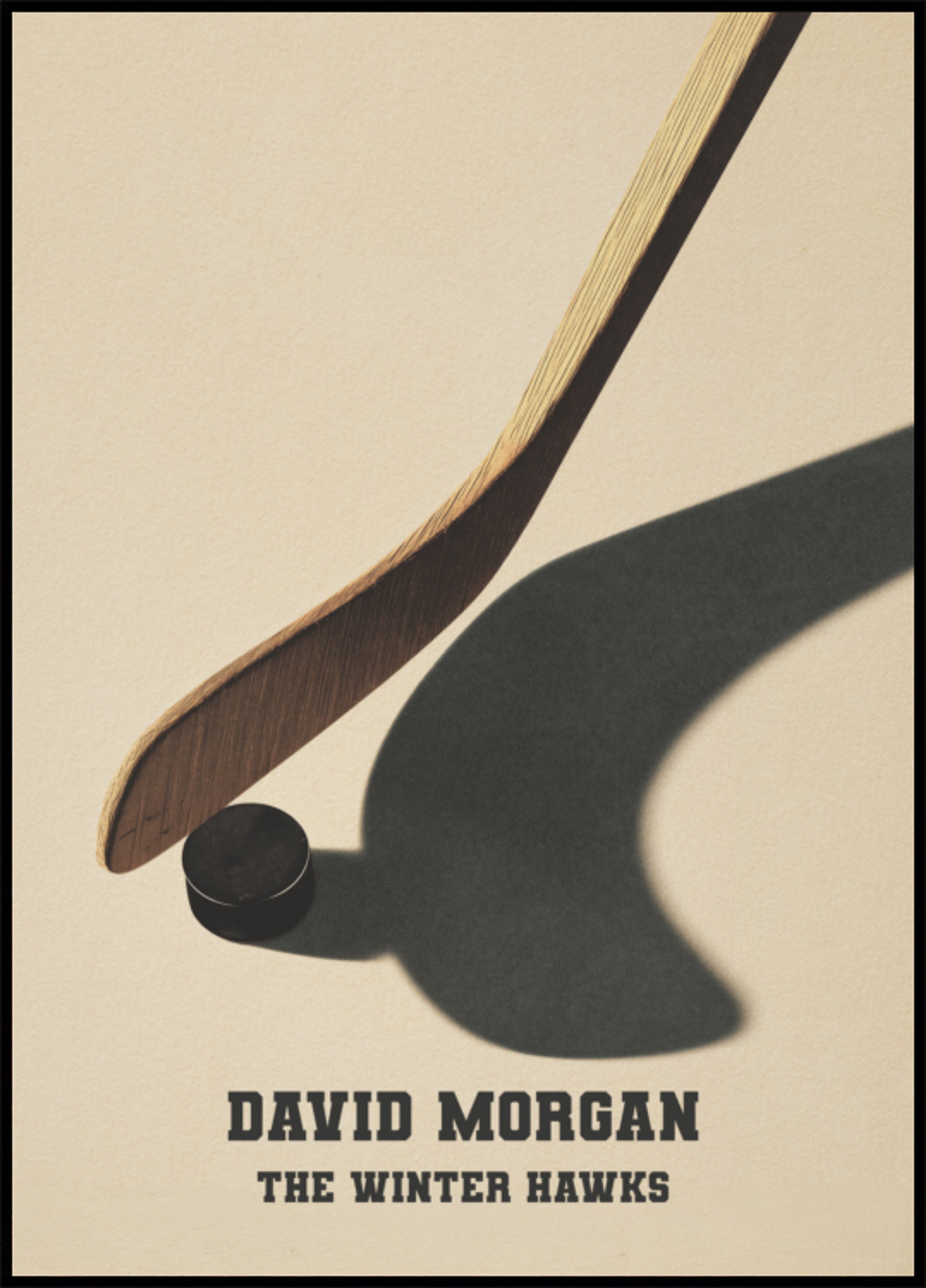 Vintage Hockey Boot ja Puck Shadow -lippu
