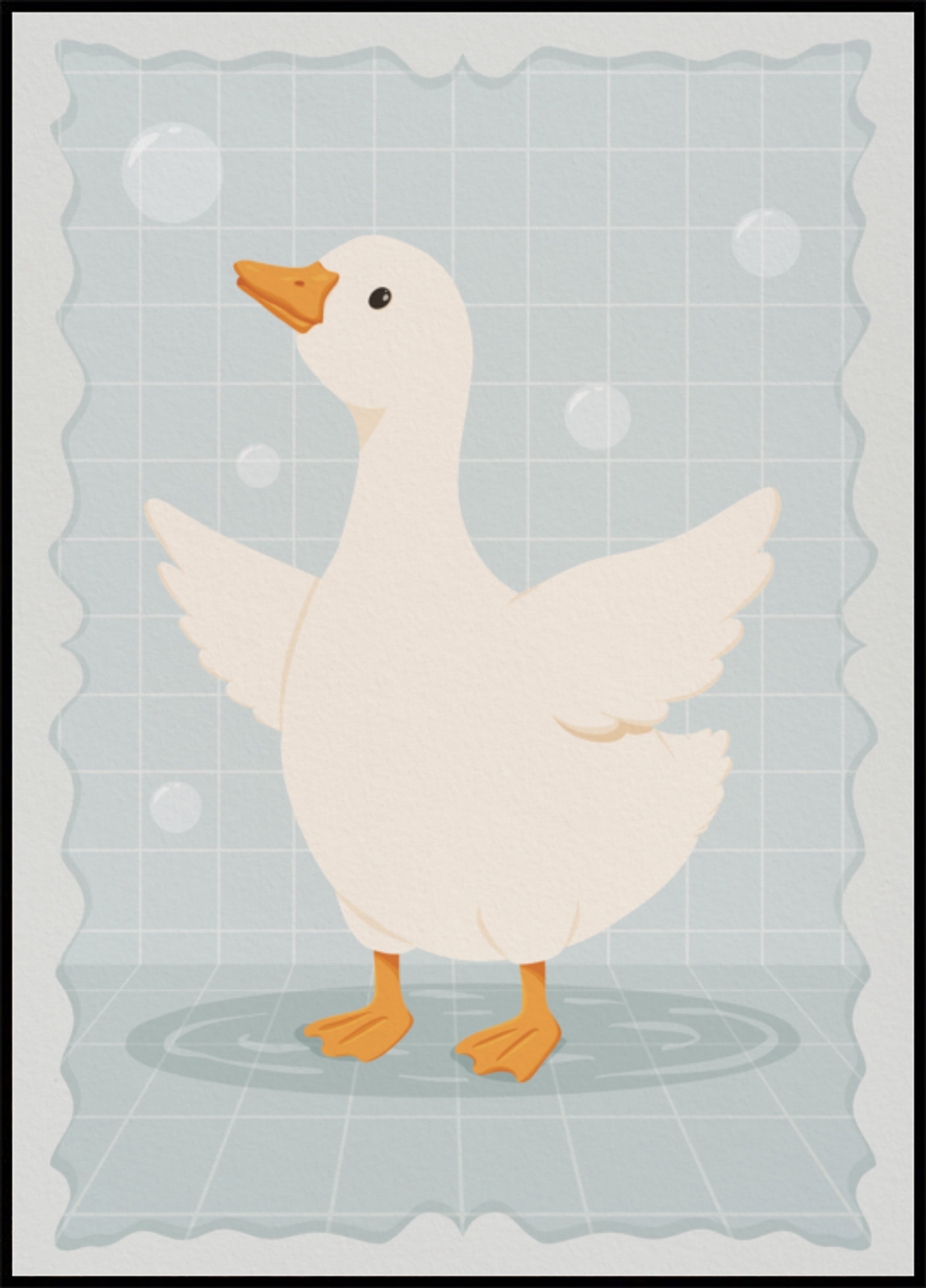 Söpö Bathtime Goose