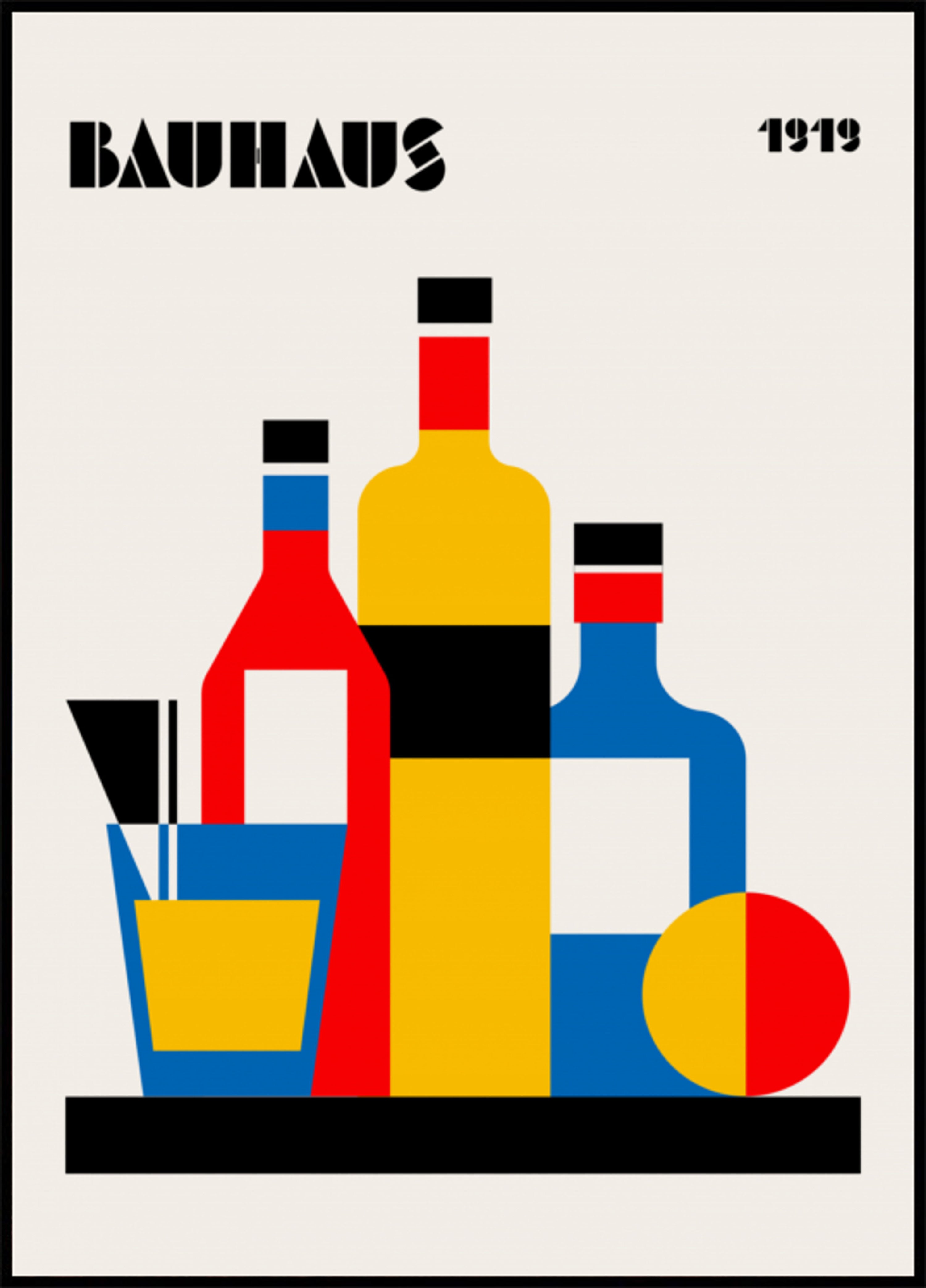Bauhausin geometrinen asetelma