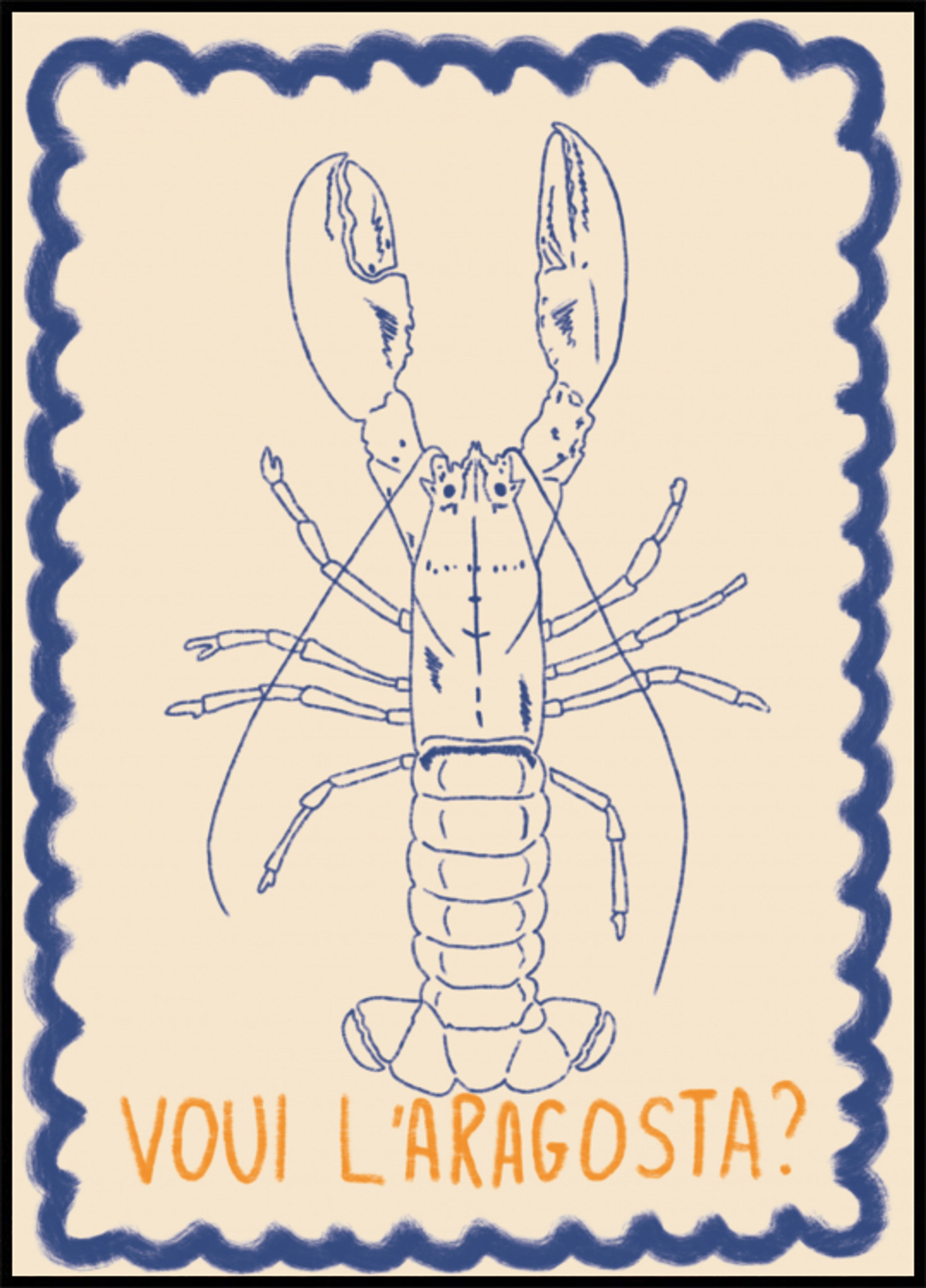 Italian hummeripiirustus