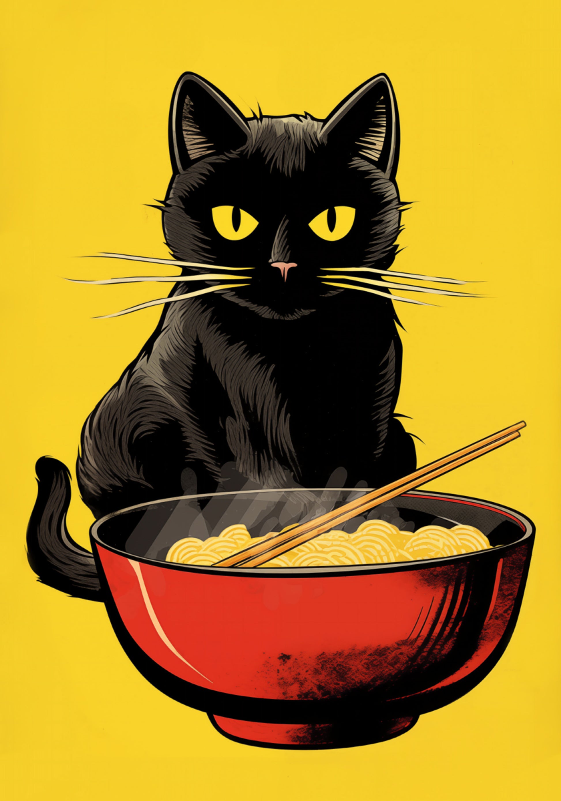 Musta kissa Ramen Bowl