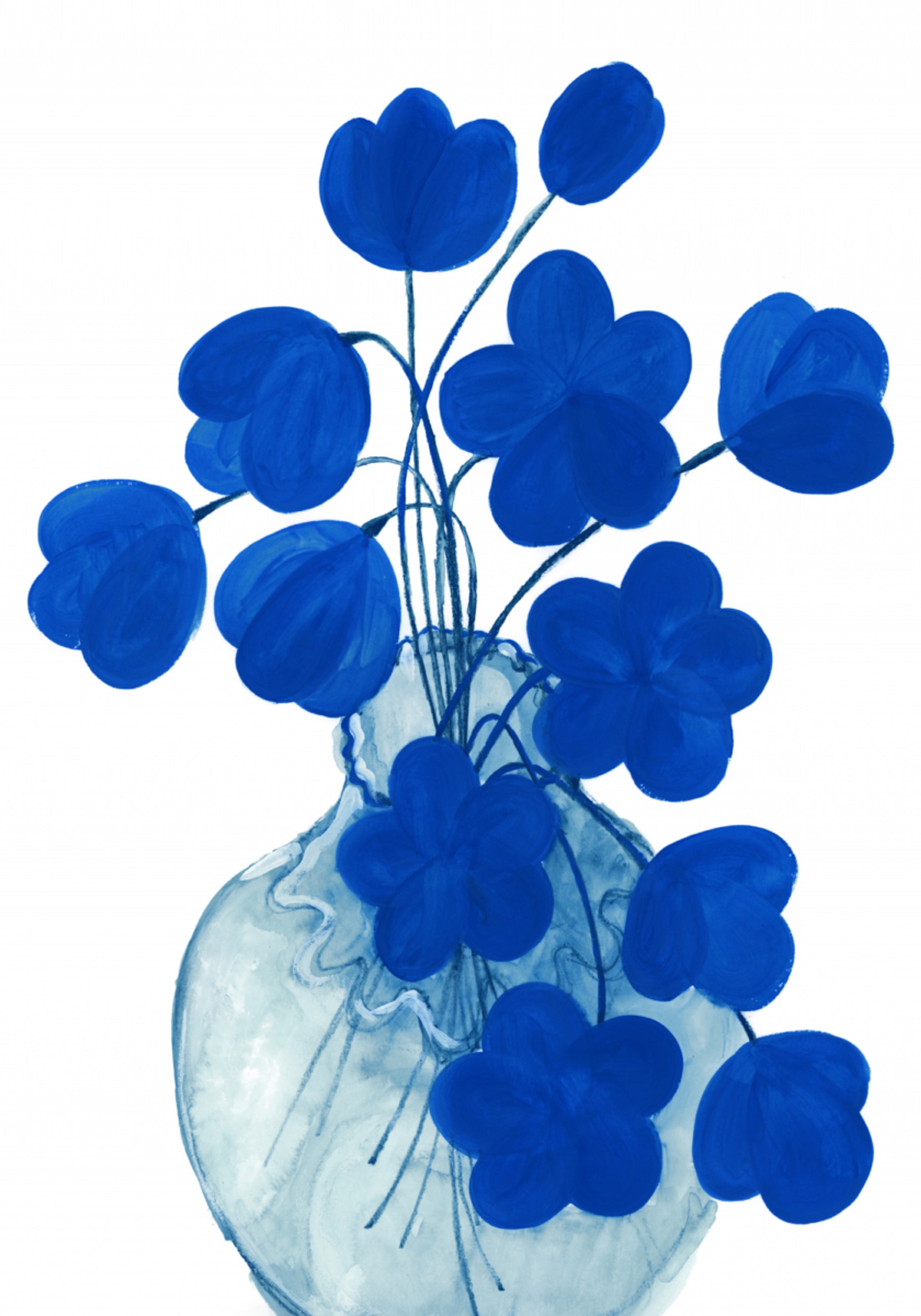 Deep Blue kukkamaljakko