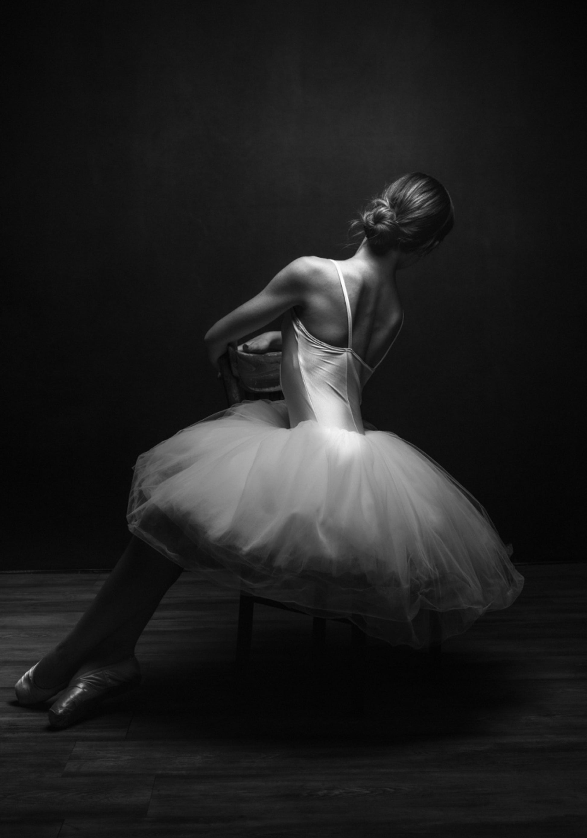 Istuva balerina Grace