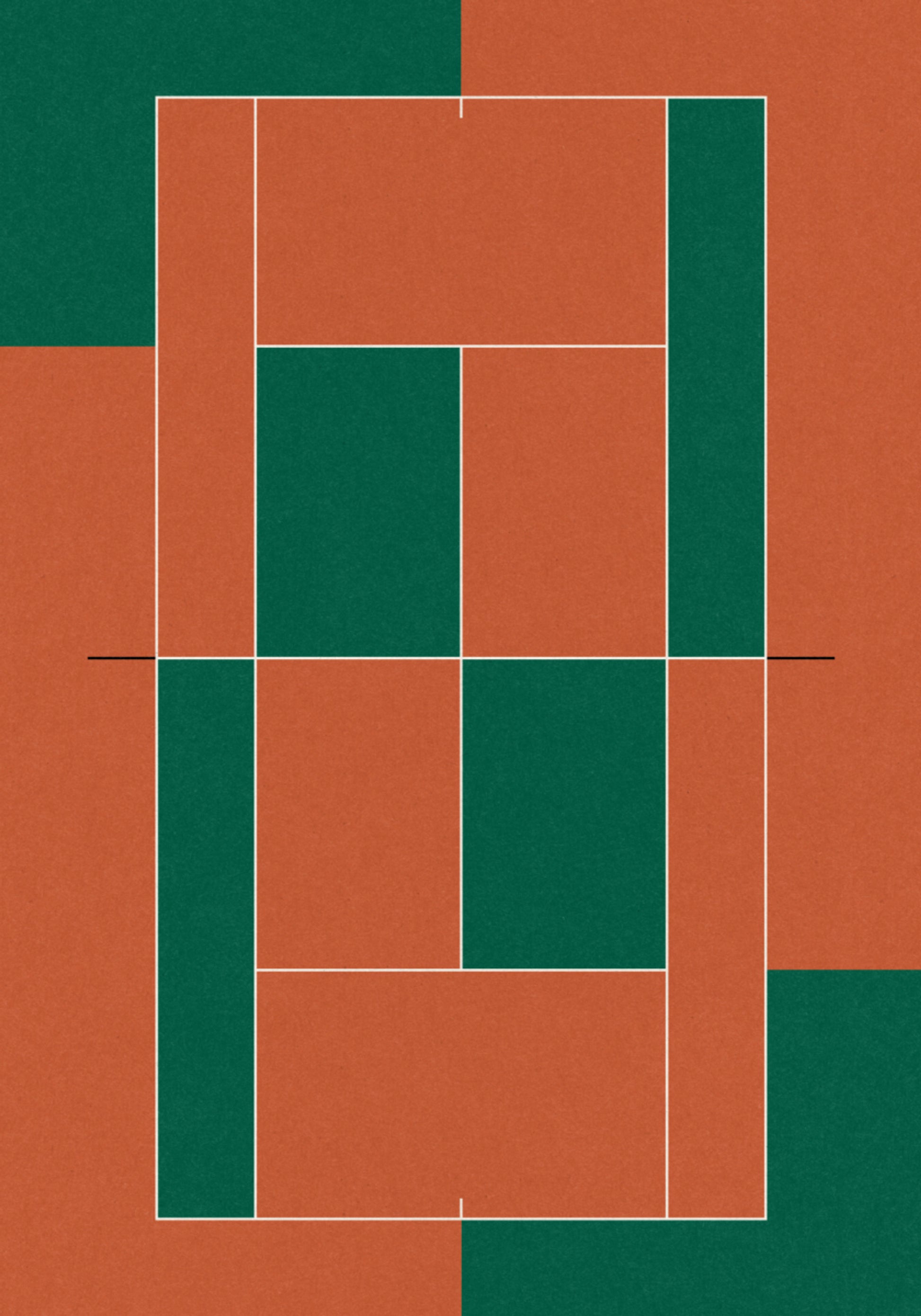 Geometrinen tenniskenttä