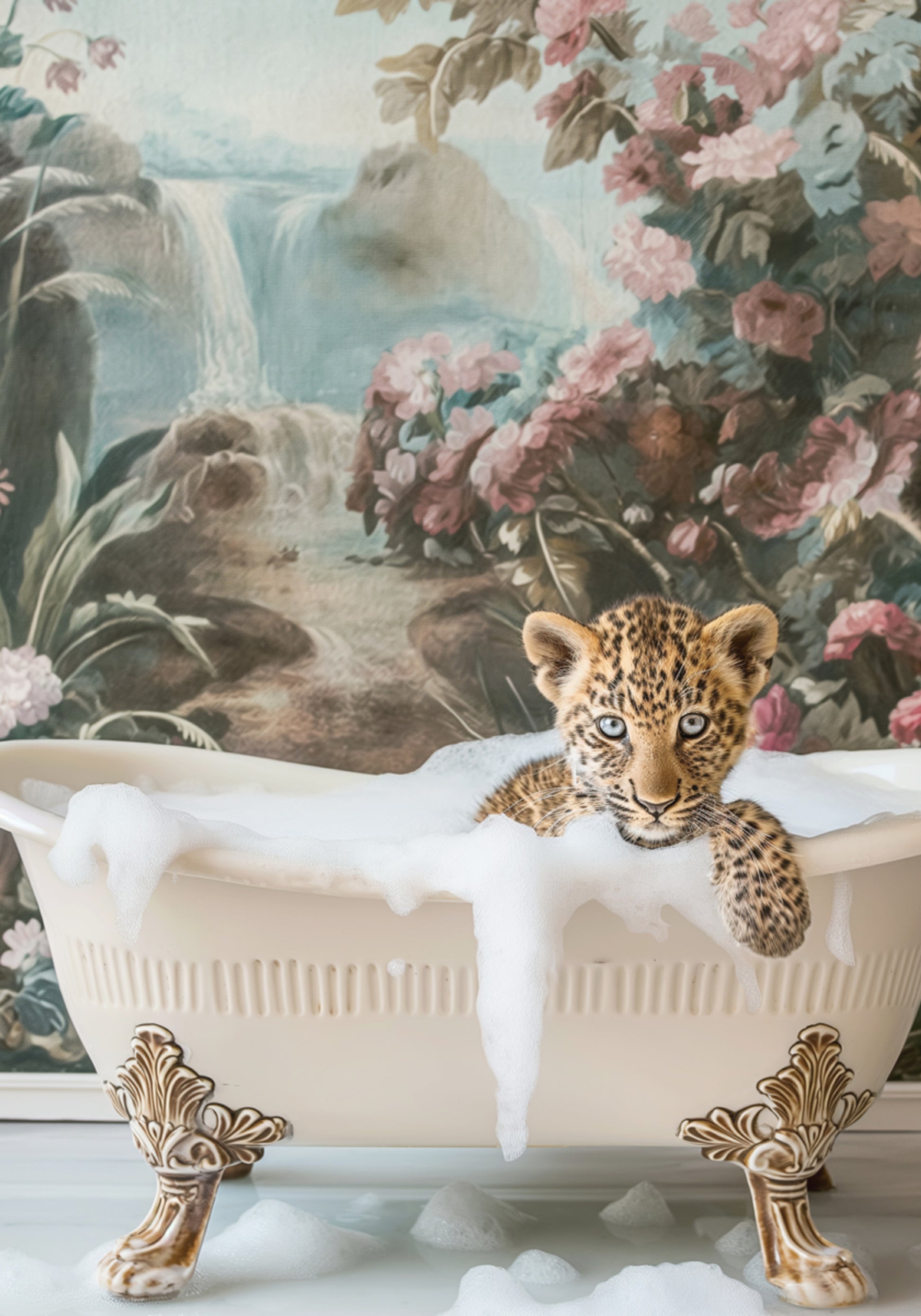 Leopard Cub -vaahtokylpy